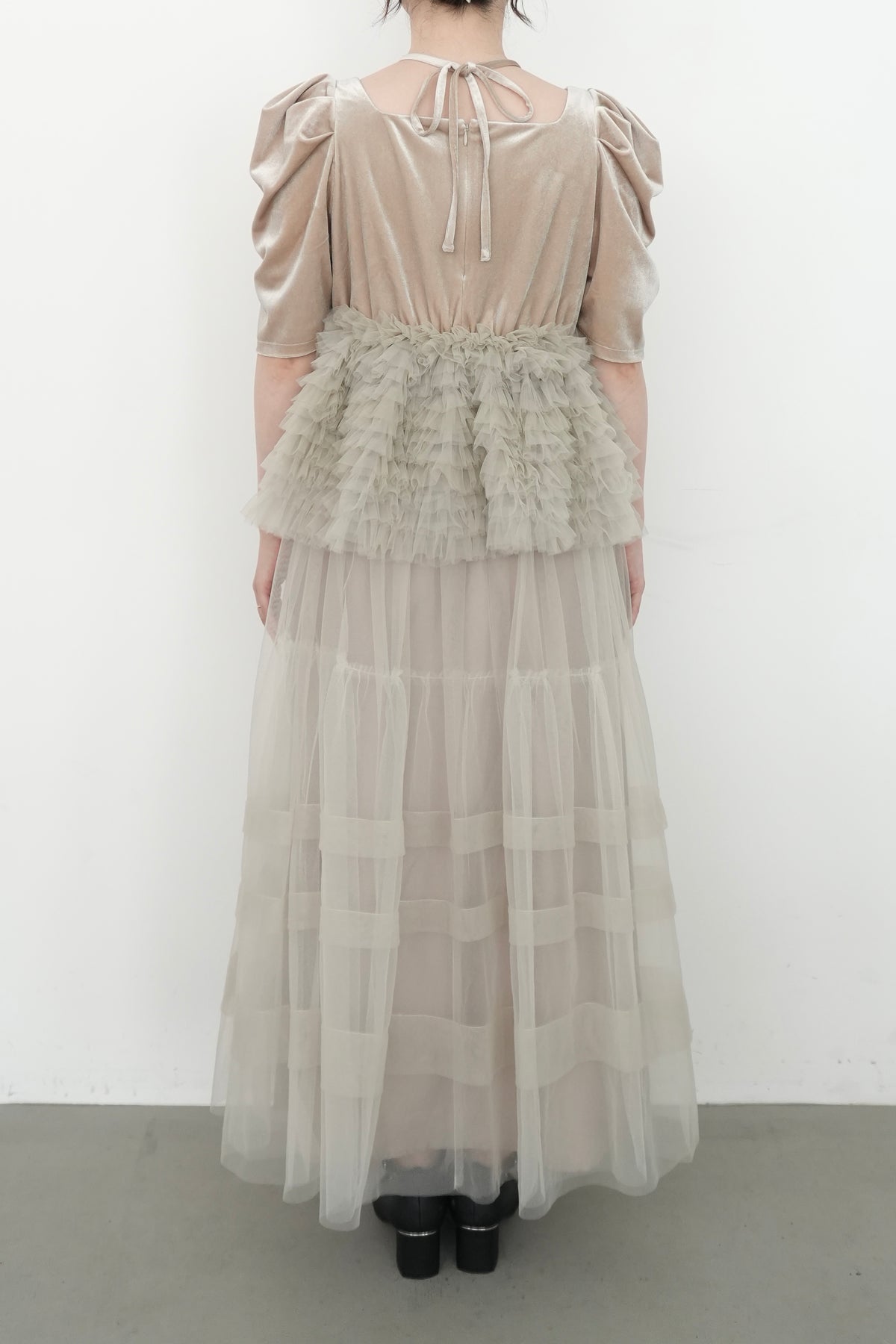 model:153cm size:L color:ベージュ
