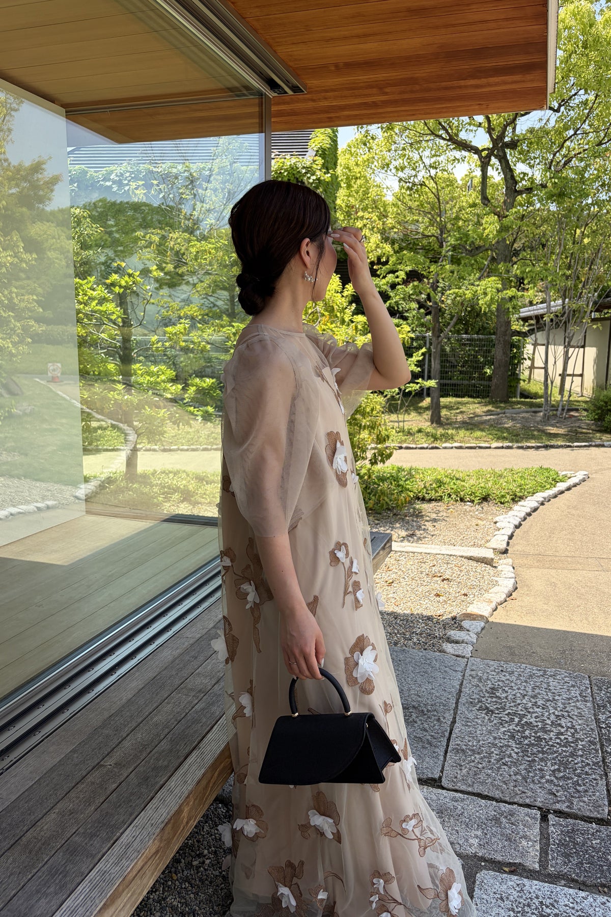 model:159cm color:ライトオレンジ