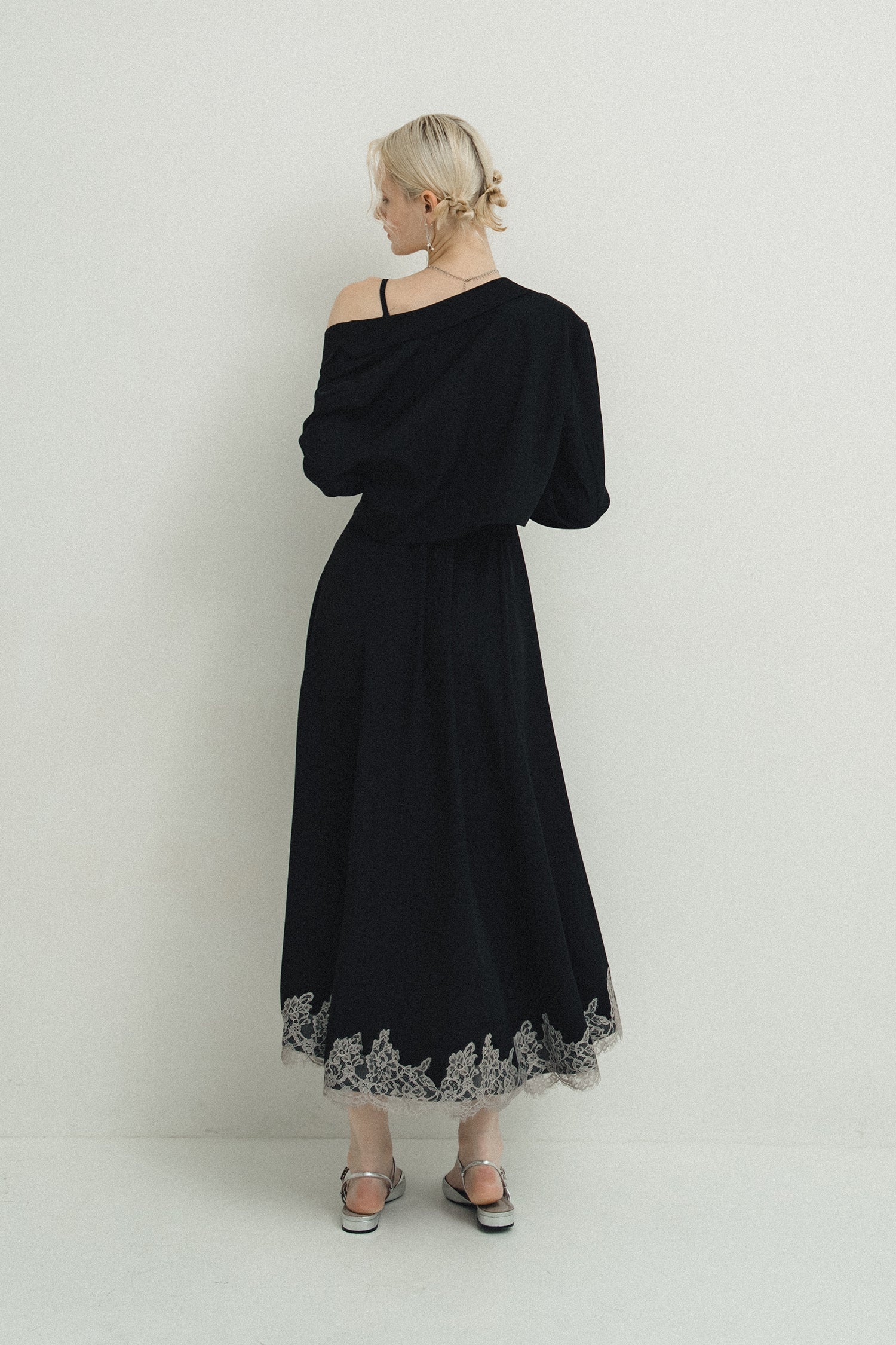 model:174cm size:モデルサイズ color:ブラック