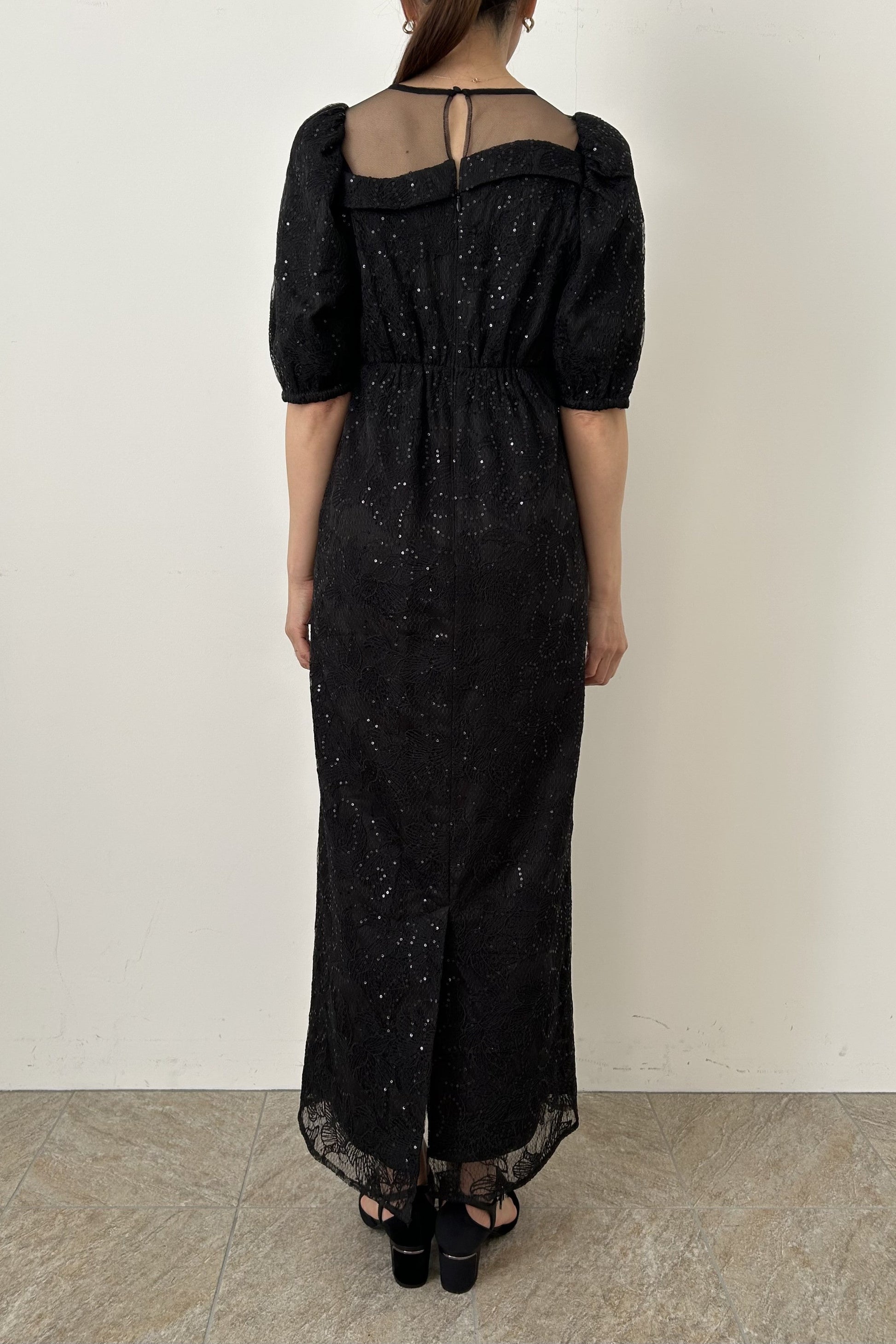 model:164cm size:L color:ブラック