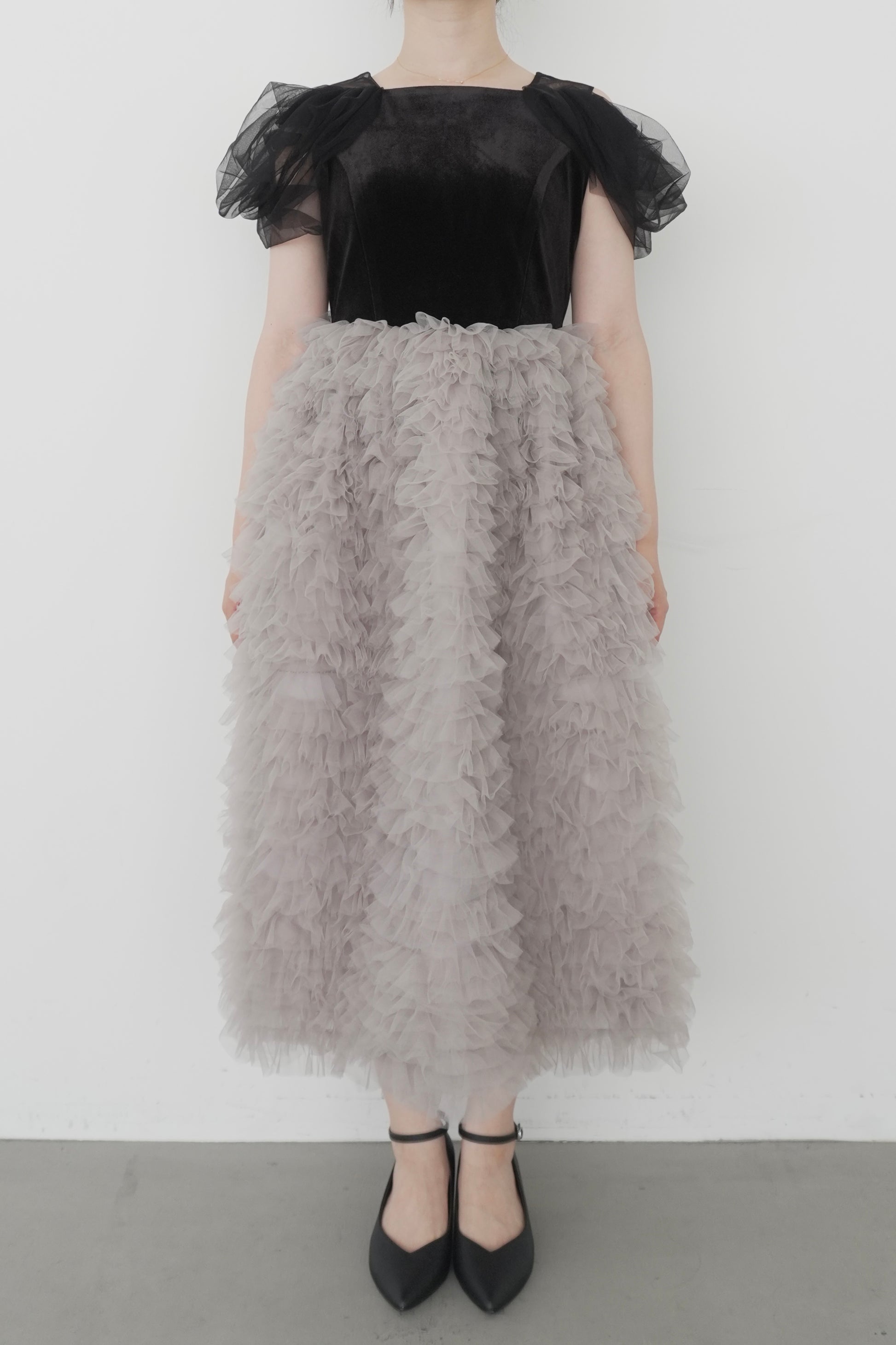 model:153cm size:M color:ブラック×ベージュ
