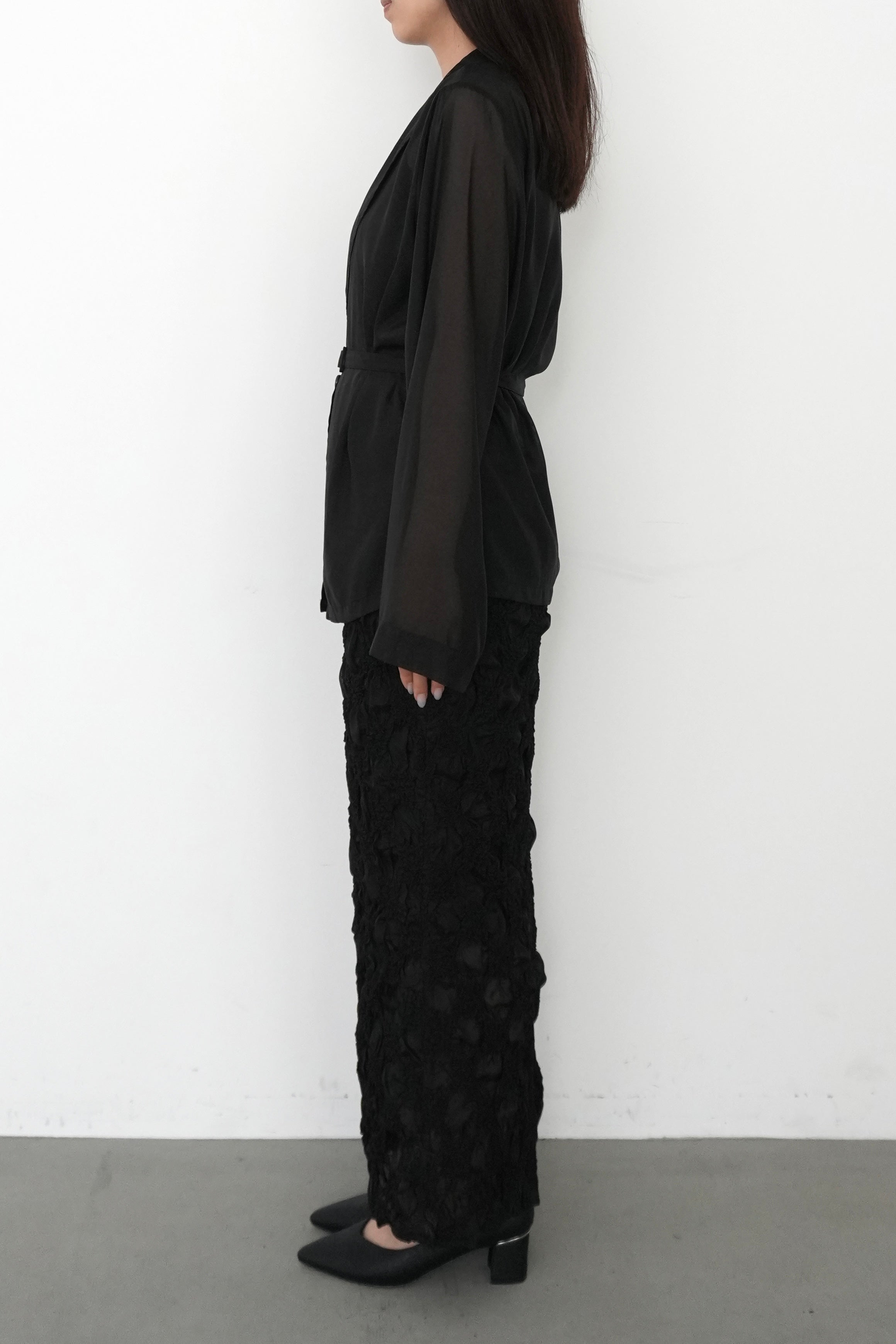 model:159cm size:M color:ブラック