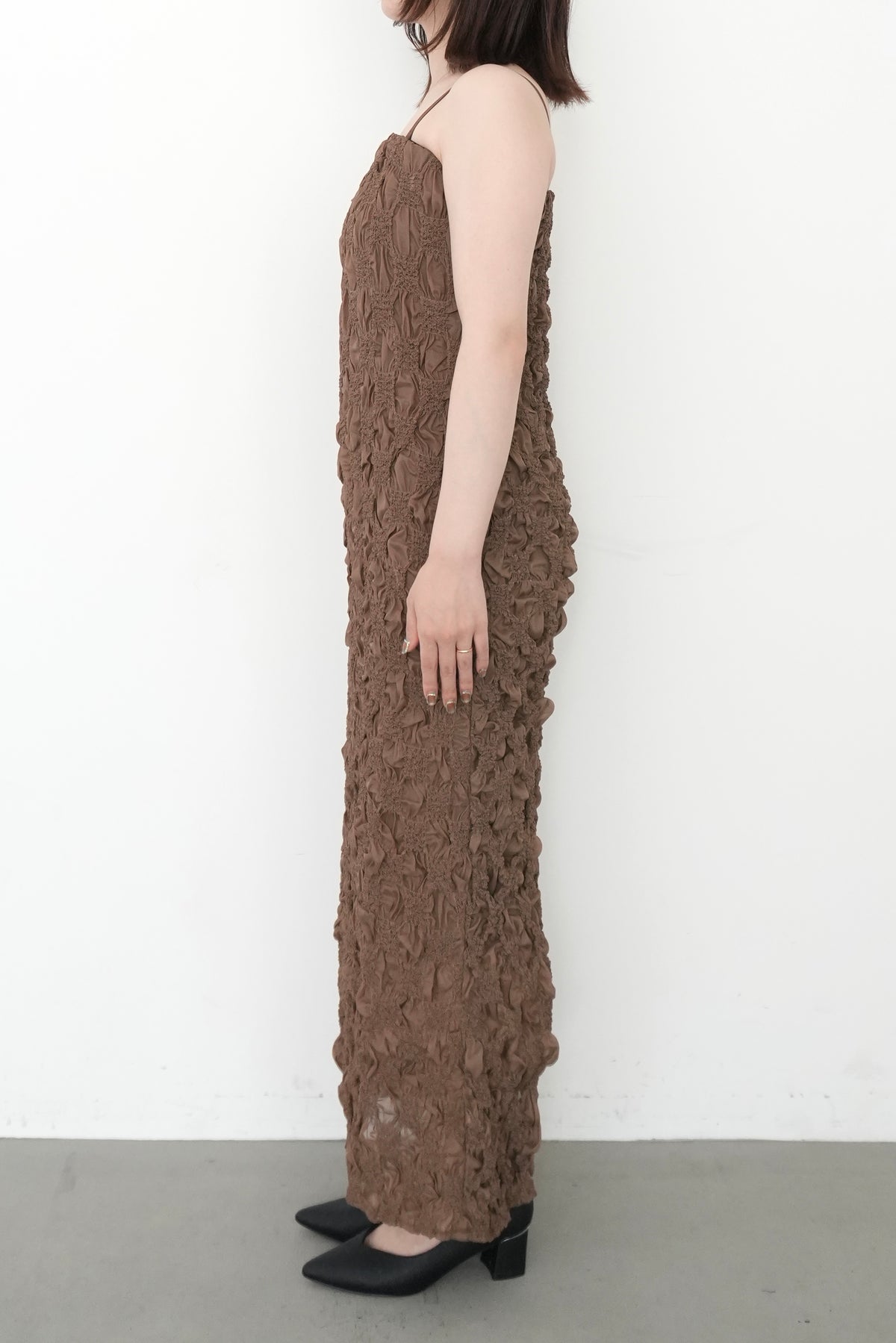 model:153cm size:S color:キャメル