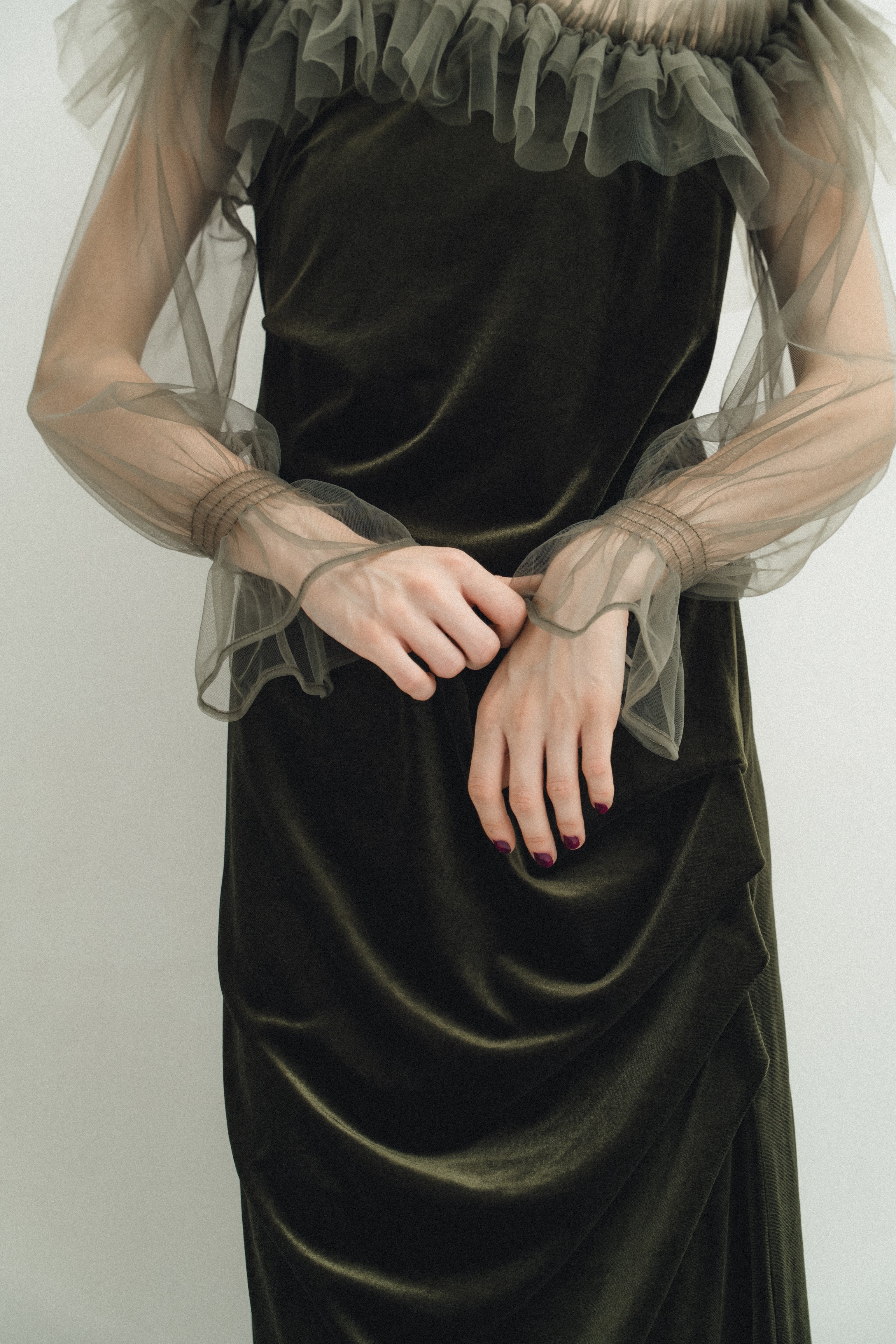 model:174cm size:モデルサイズ color:オリーブ