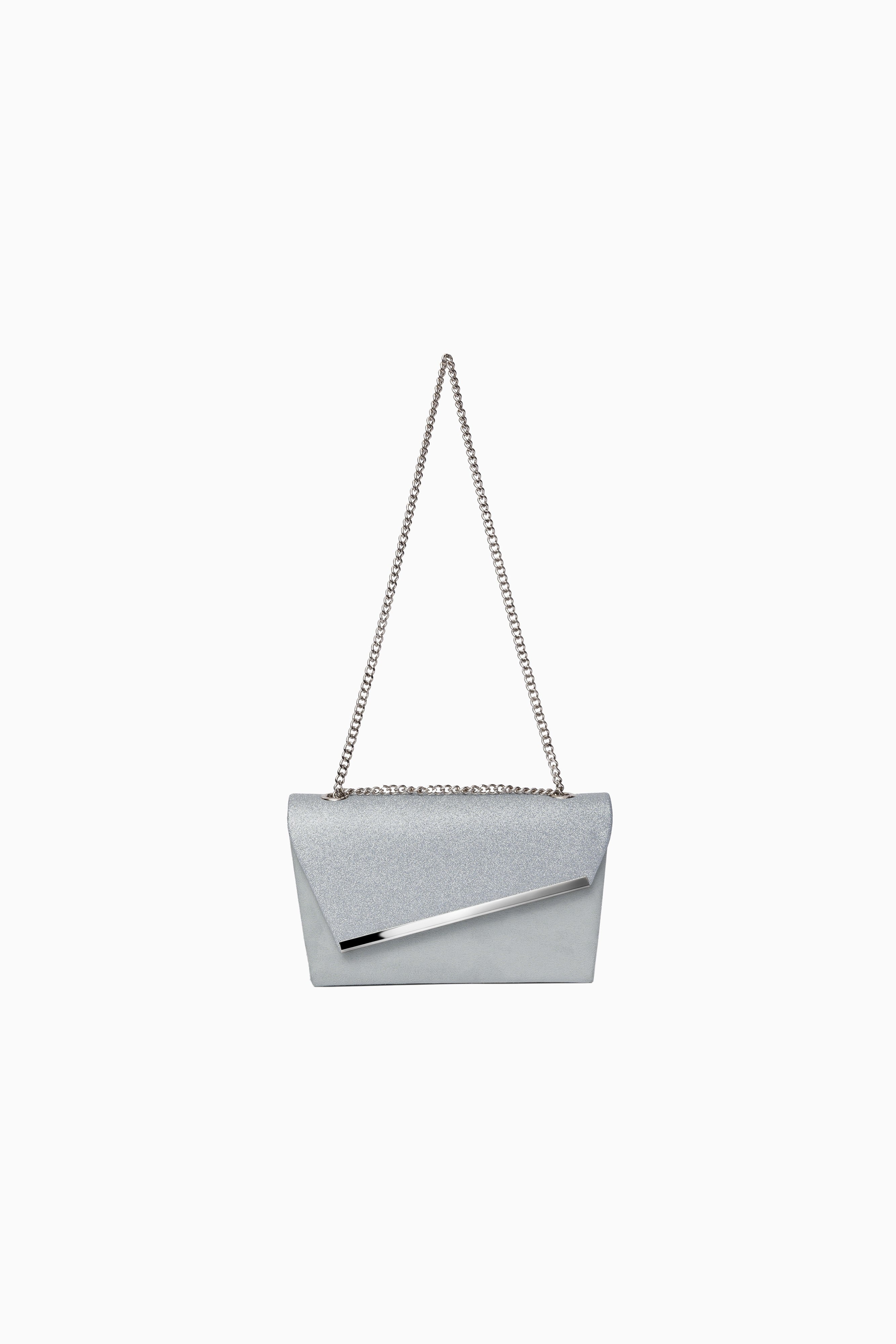 1008 Glitter & Suede touch bag