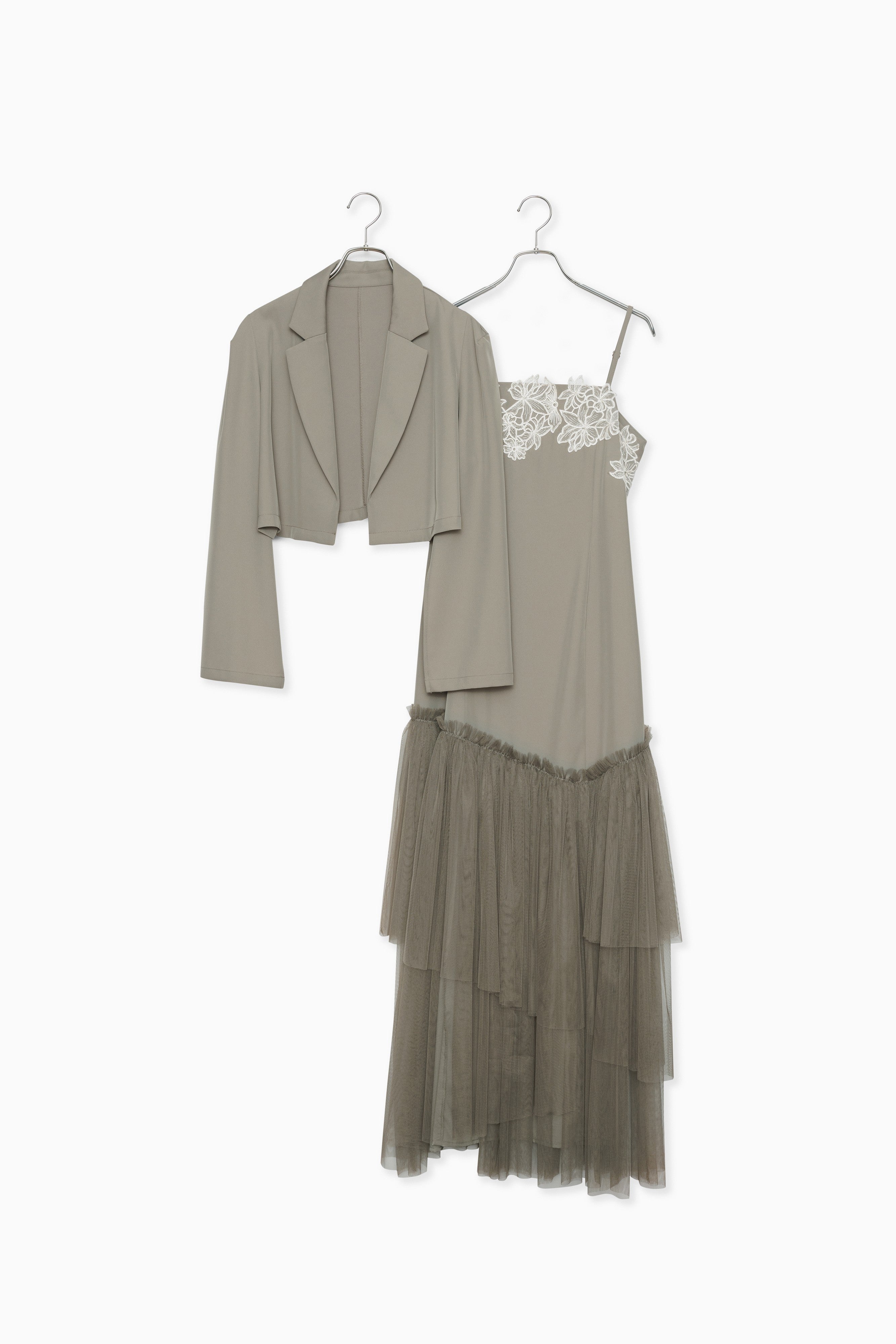1012 Layered tulle dress
