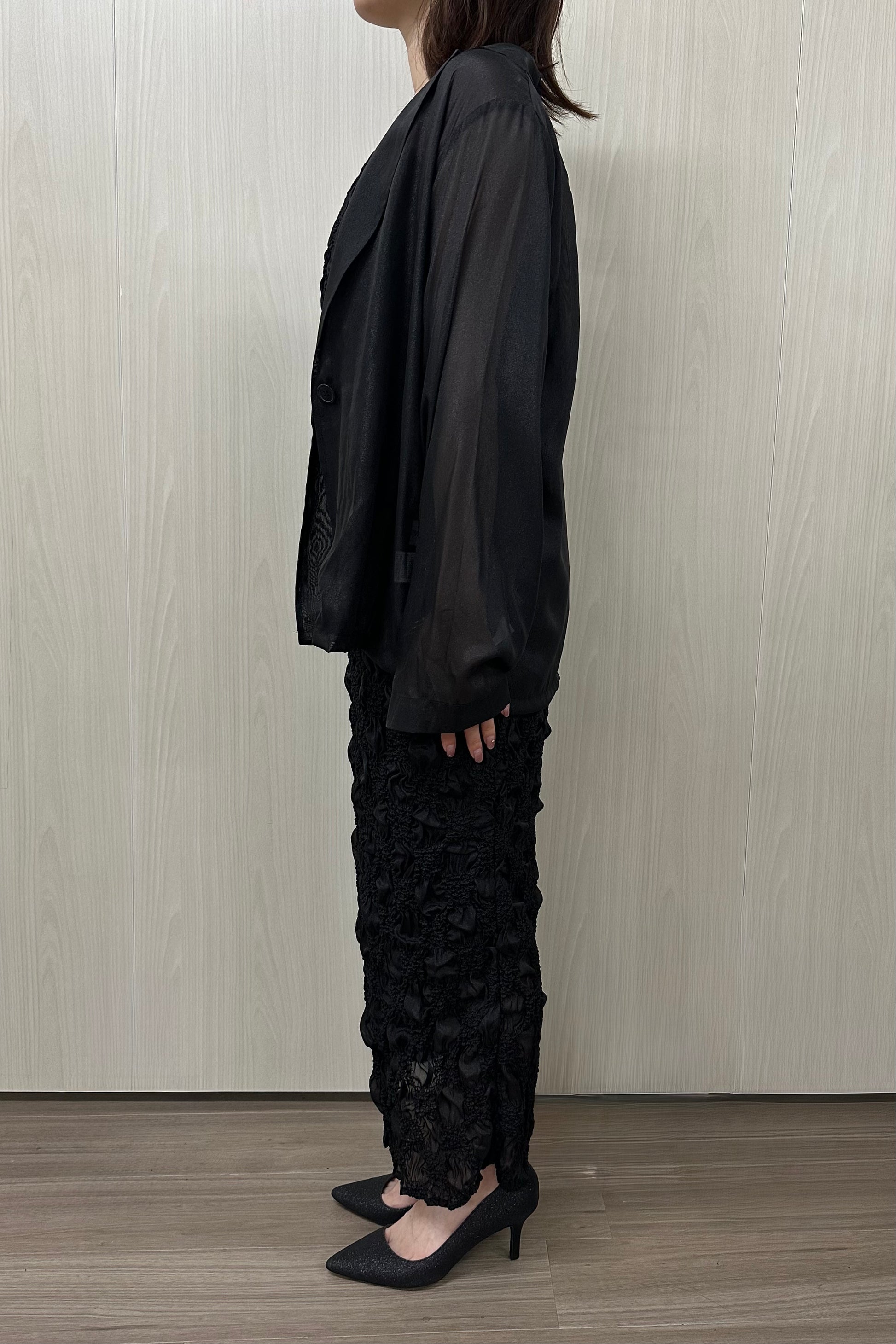 model:153cm size:S color:ブラック