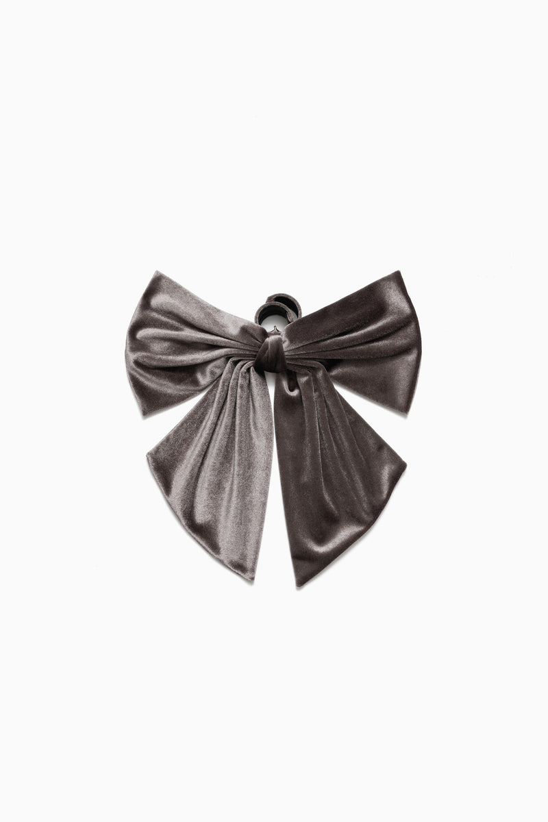 1021 Velour ribbon hair hook