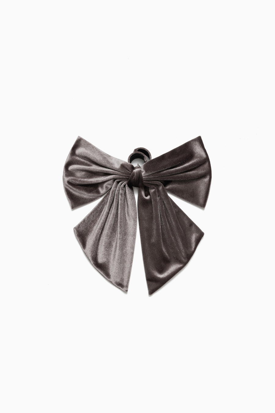 1021 Velour ribbon hair hook
