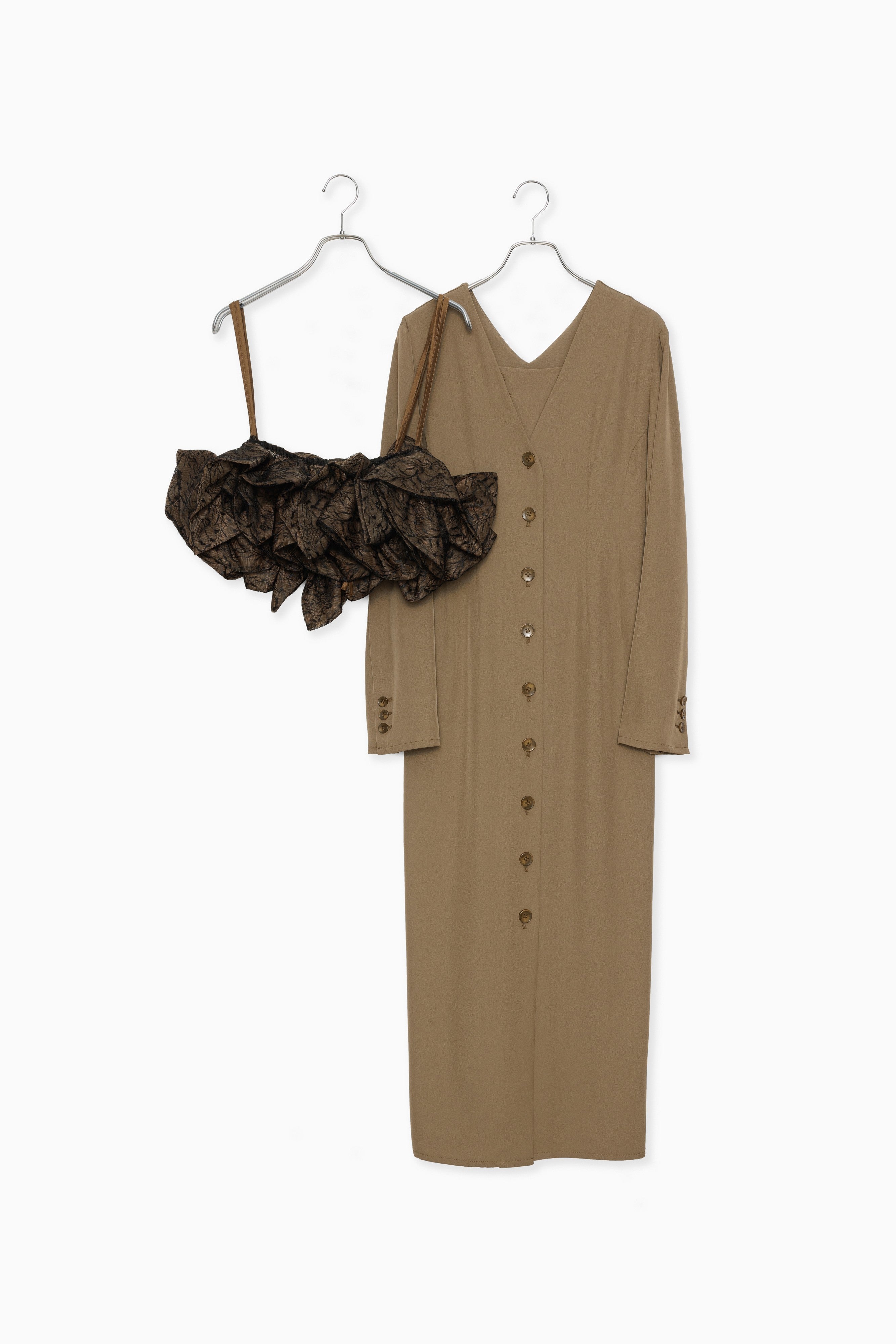 1038 Raffle organza dress