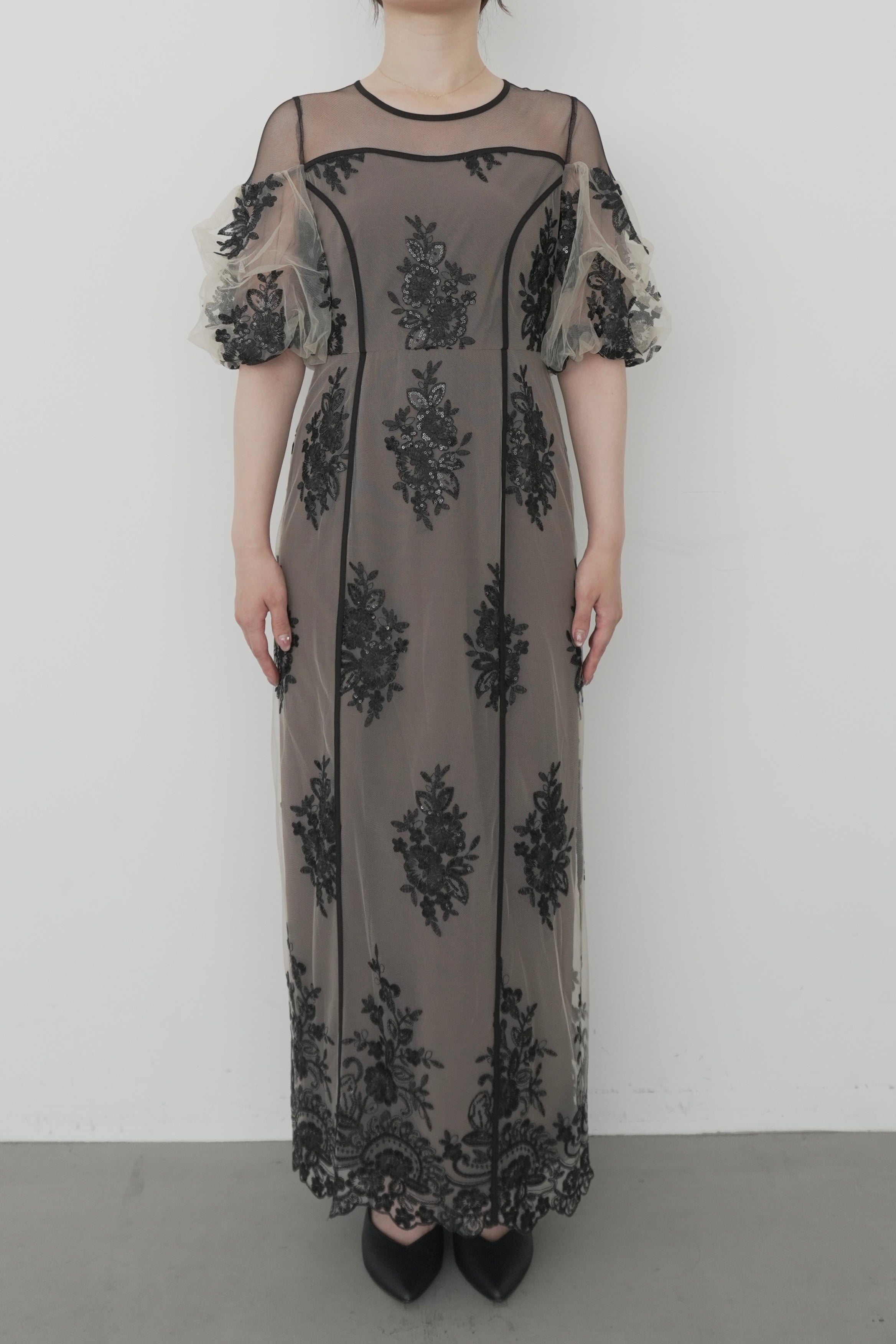 et.UNiVER │1044 Embroidered sheer dress – et.UNiVER │ 公式