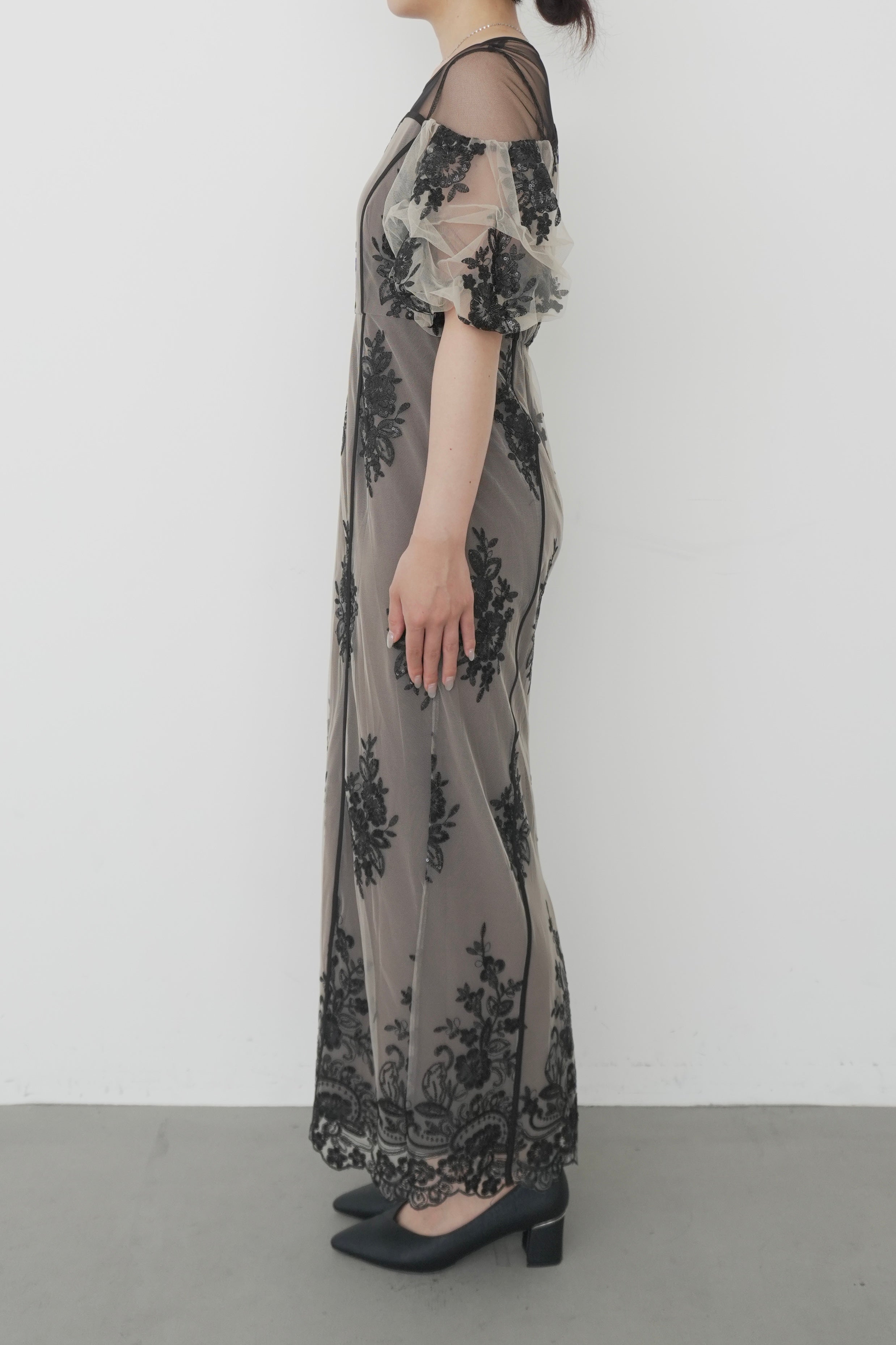 model:159cm size:M color:ベージュ