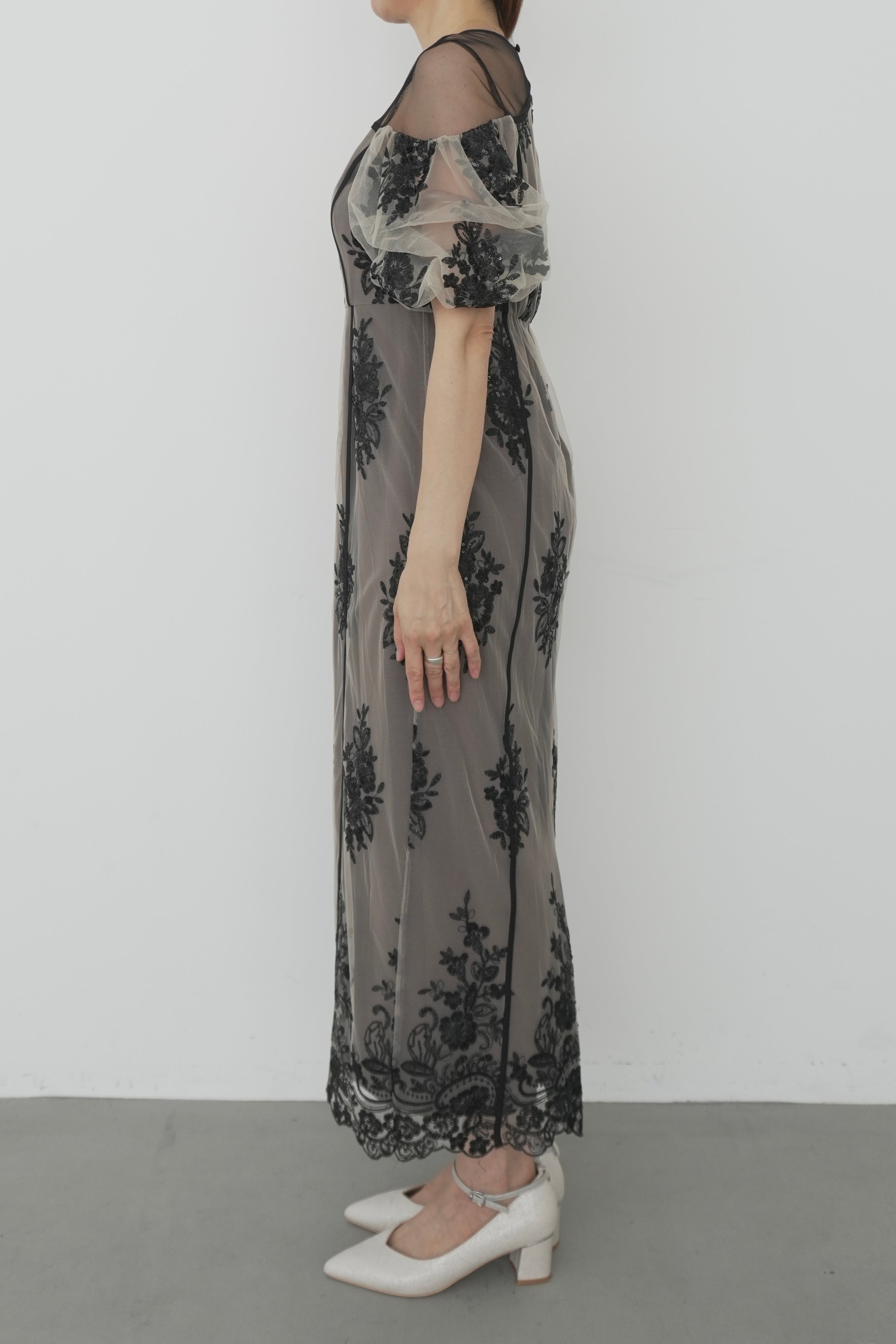 model:164cm size:M color:ベージュ