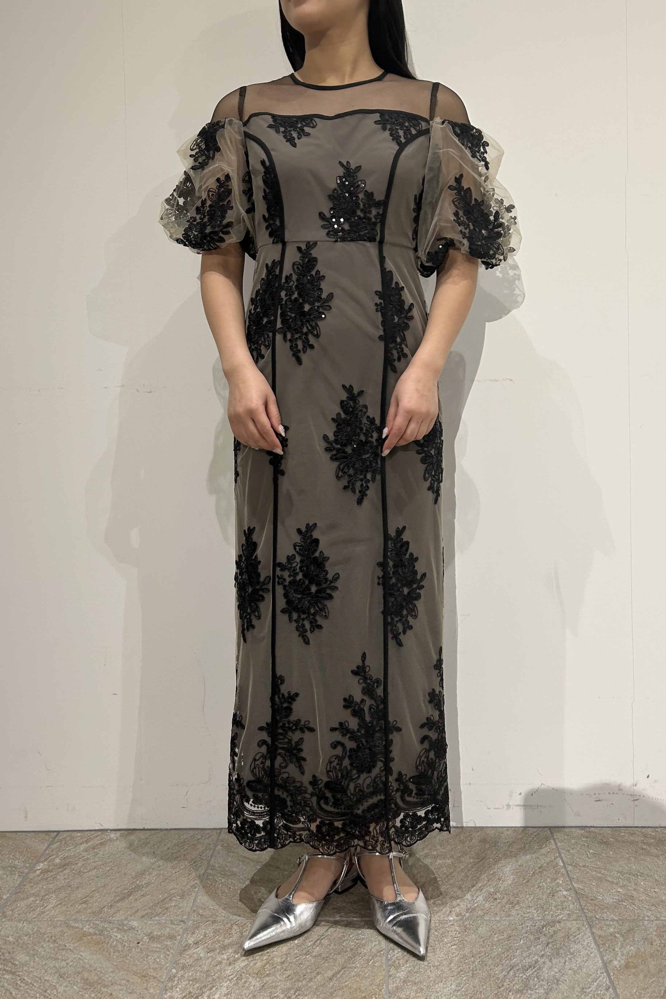 et.UNiVER │1044 Embroidered sheer dress – et.UNiVER │ 公式