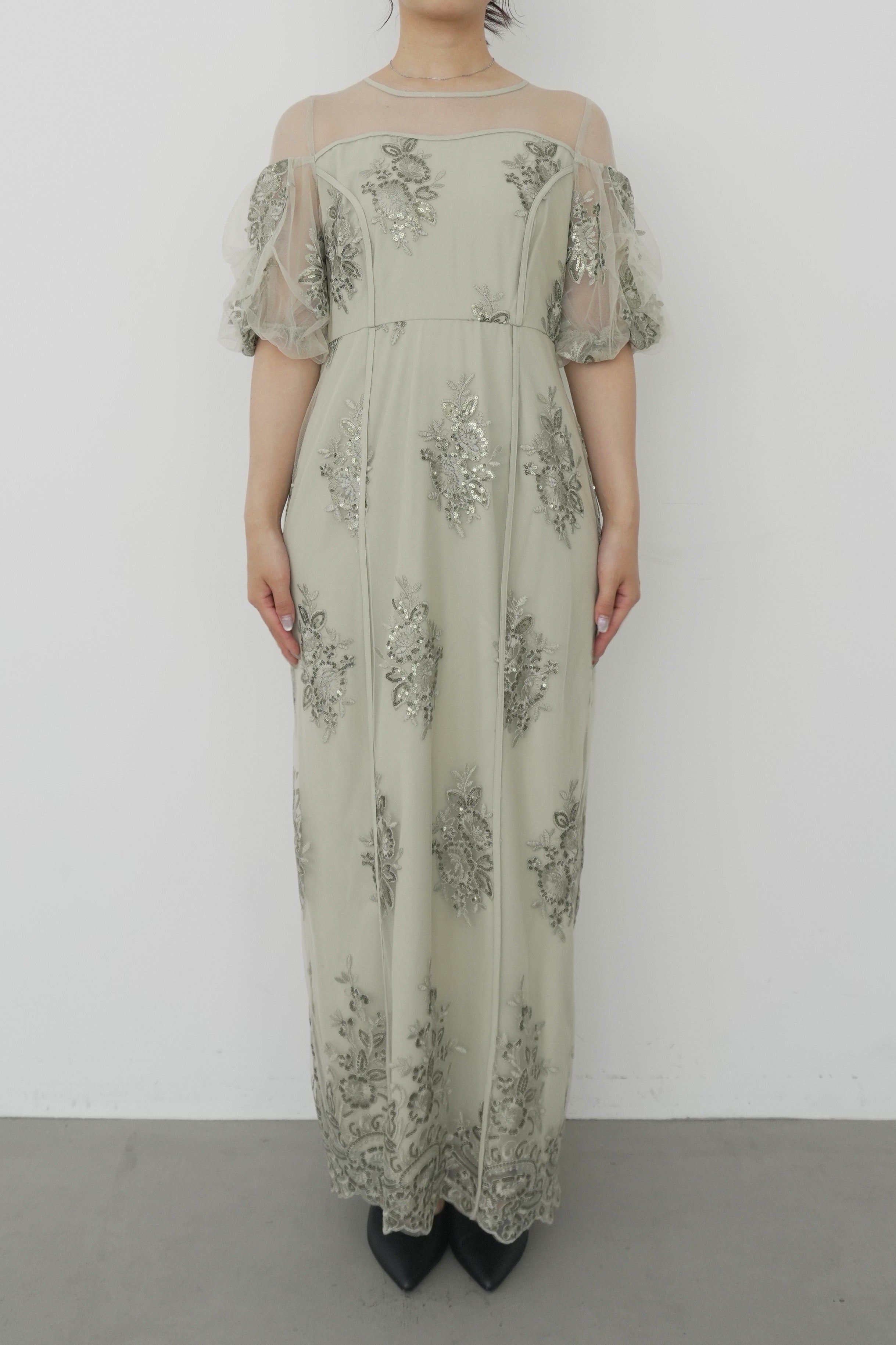 model:159cm size:L color:グリーン