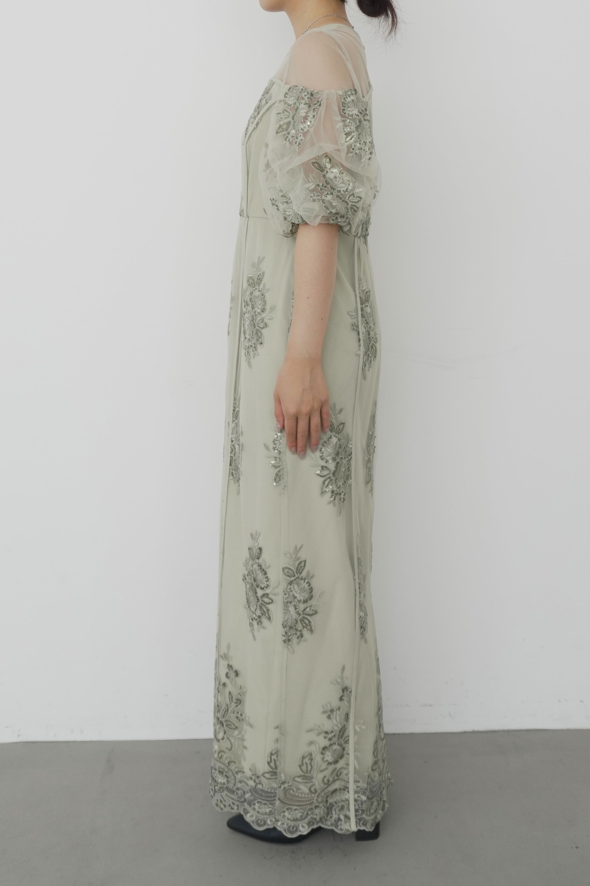 model:159cm size:L color:グリーン
