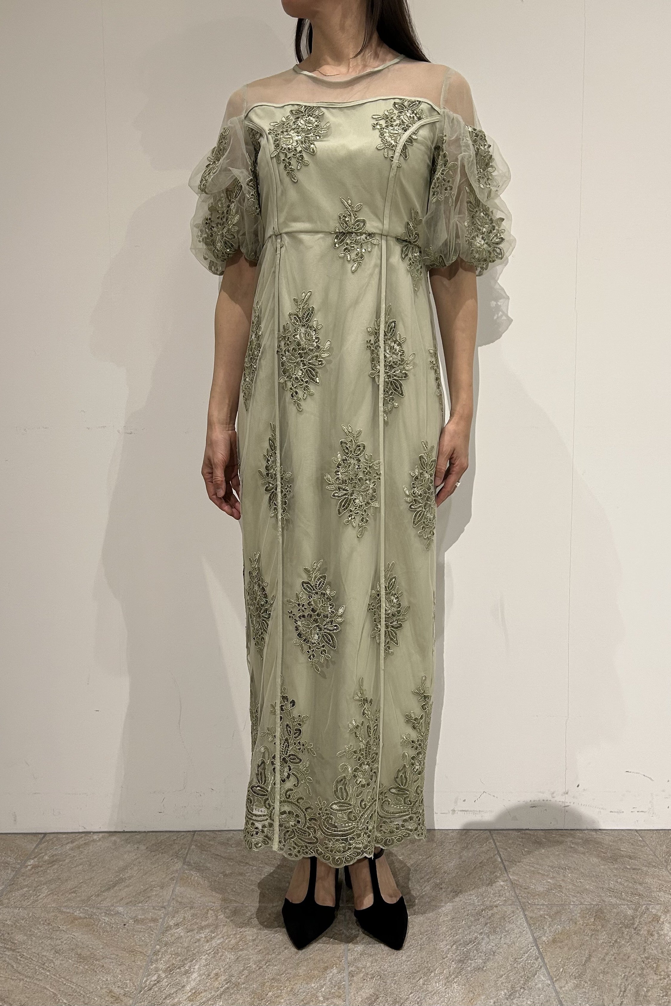 et.UNiVER │1044 Embroidered sheer dress – et.UNiVER │ 公式