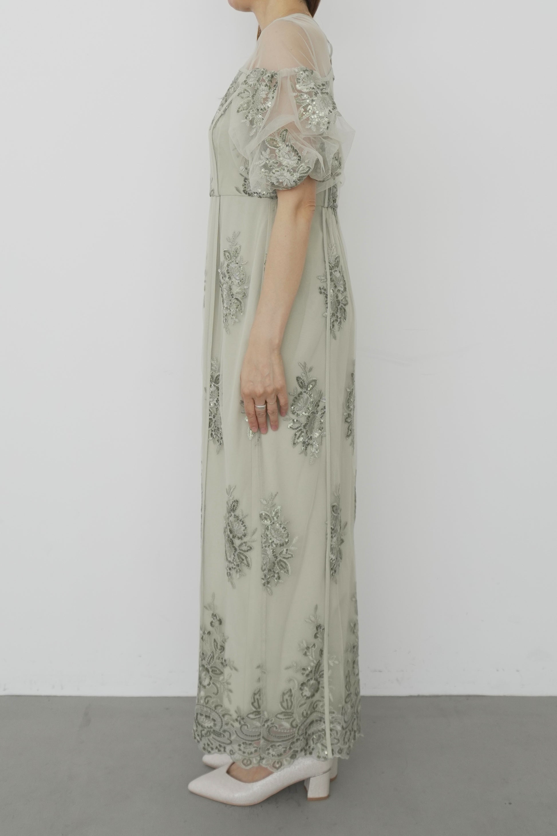 model:164cm size:L color:グリーン