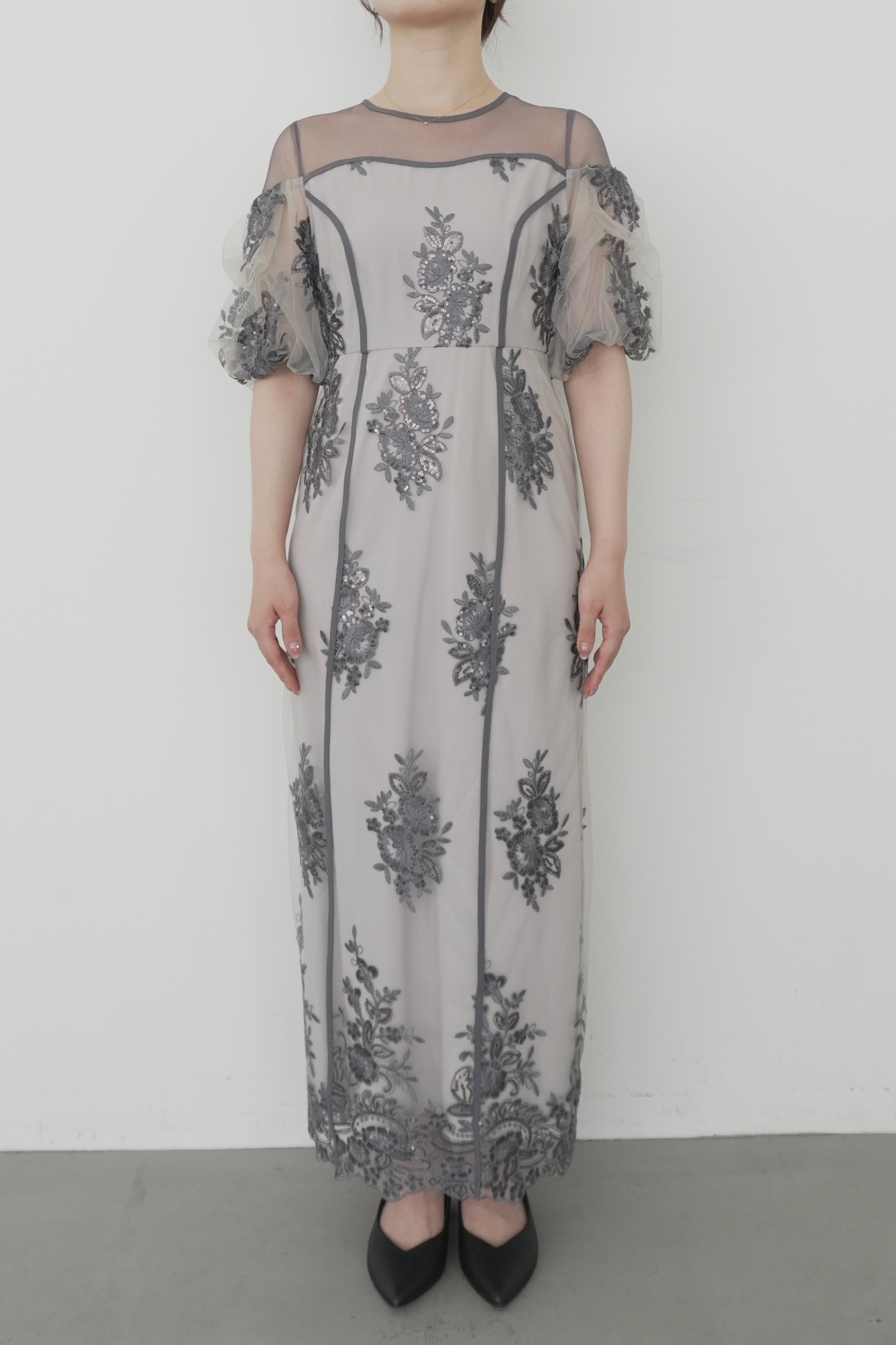 et.UNiVER │1044 Embroidered sheer dress – et.UNiVER │ 公式
