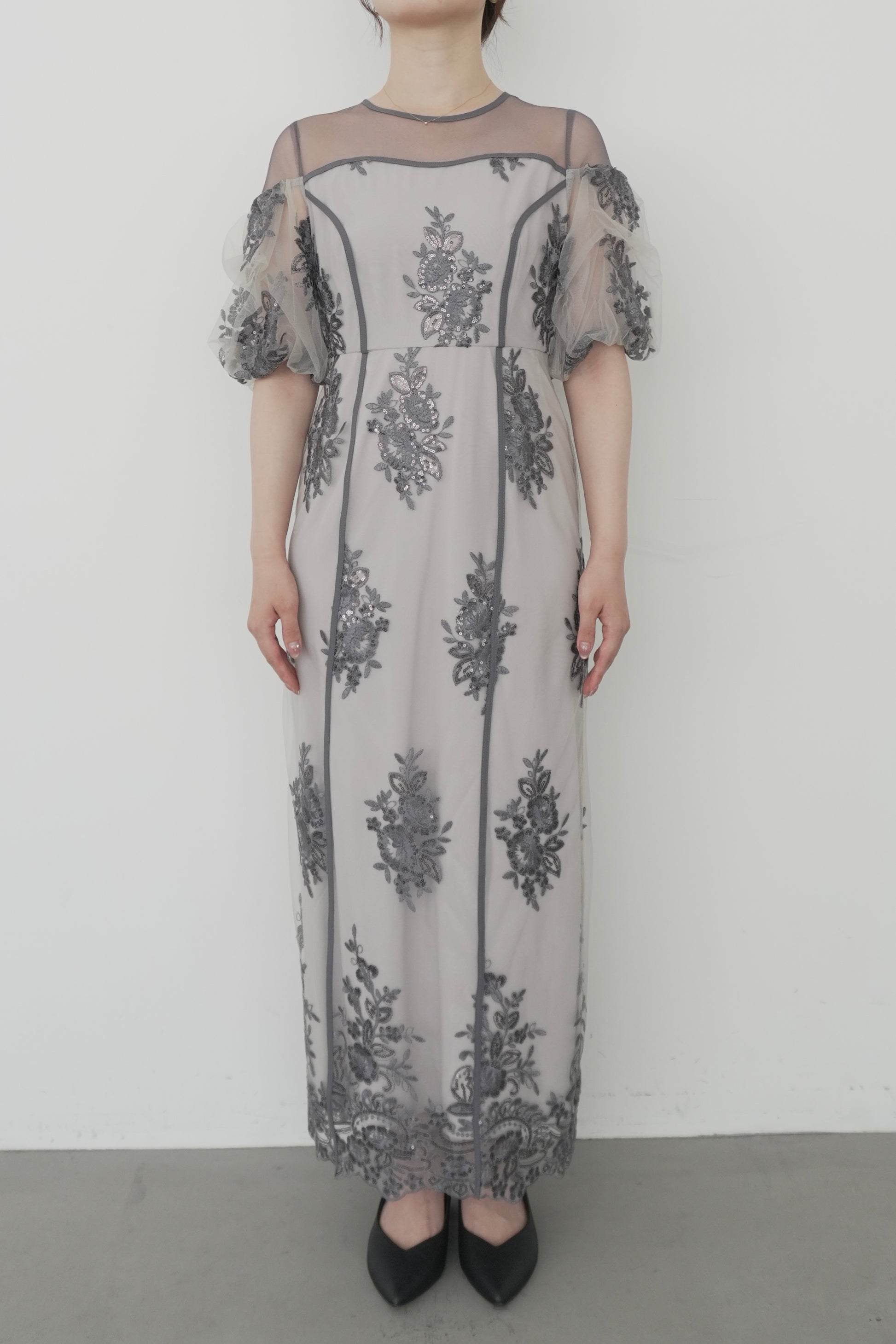 model:153cm size:S color:グレー