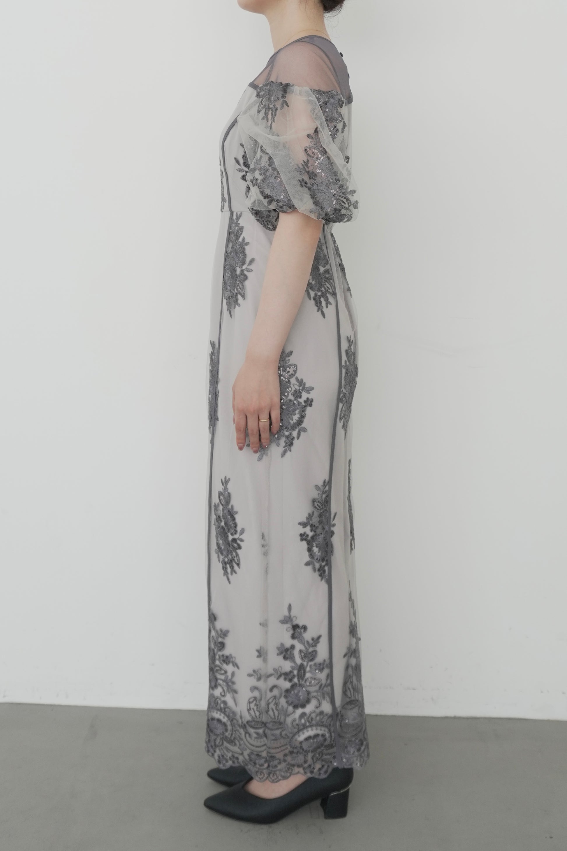 model:153cm size:S color:グレー