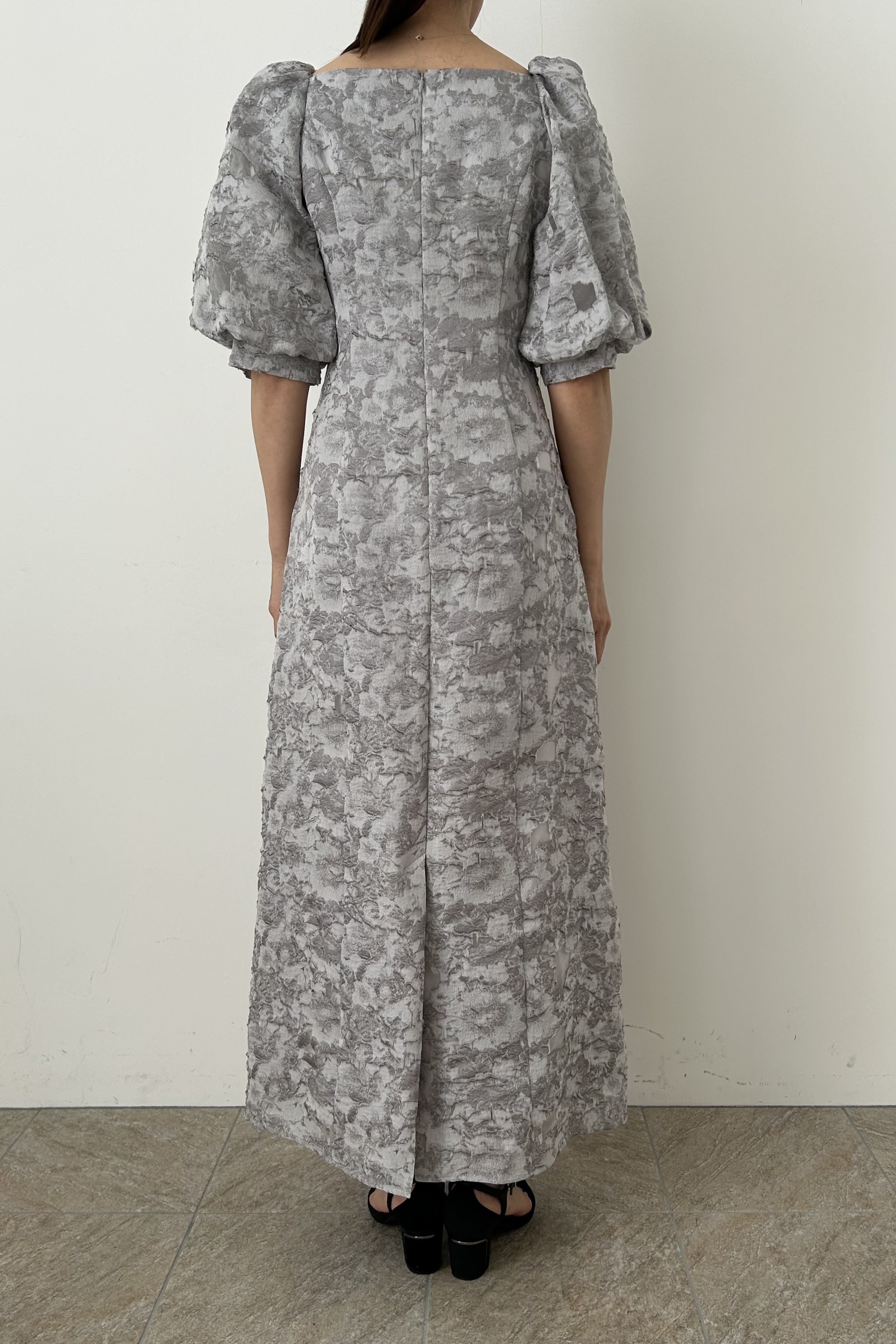 et.UNiVER │1071 Sheer Jacquard Organza Dress – et.UNiVER │ 公式