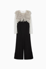 1086 Noir glitter pants set