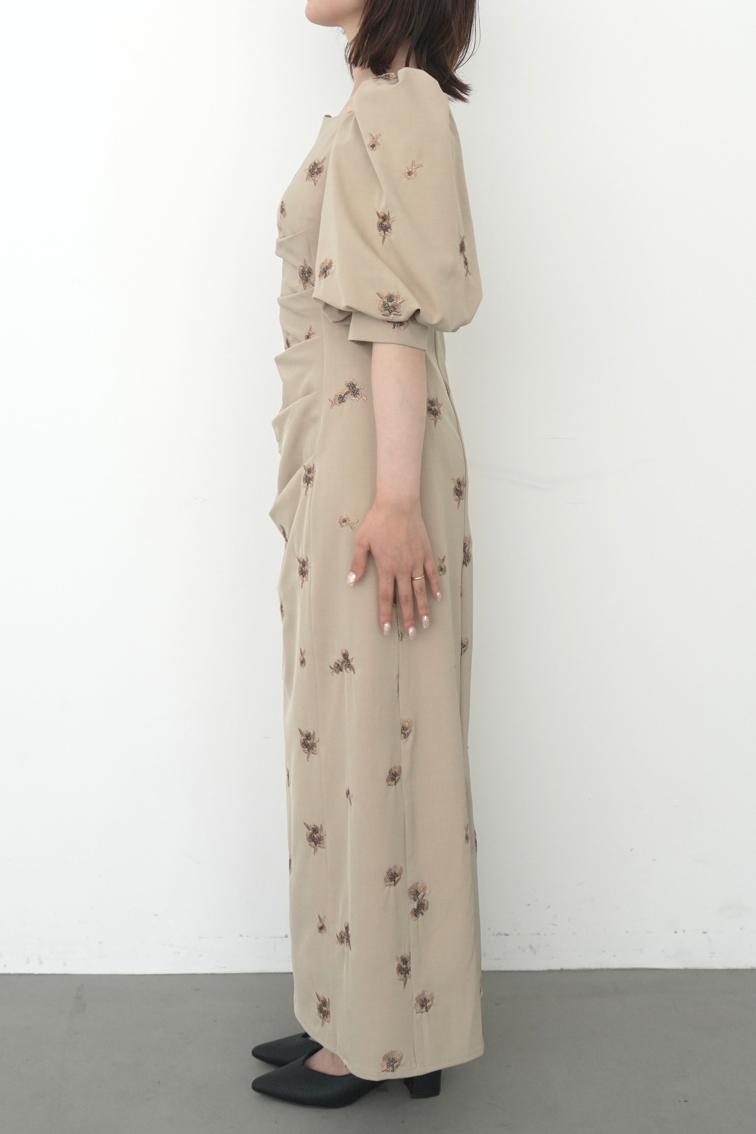 1109 Petal Embroidery Dress