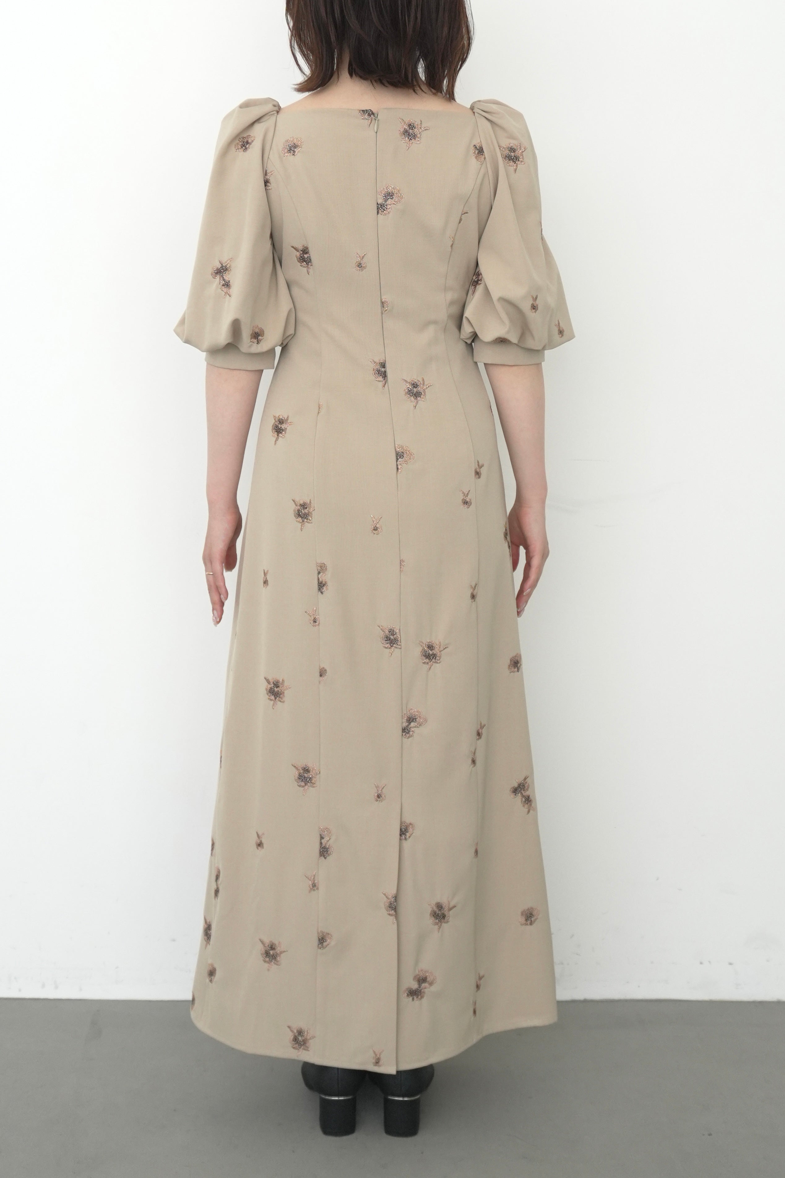 1109 Petal Embroidery Dress