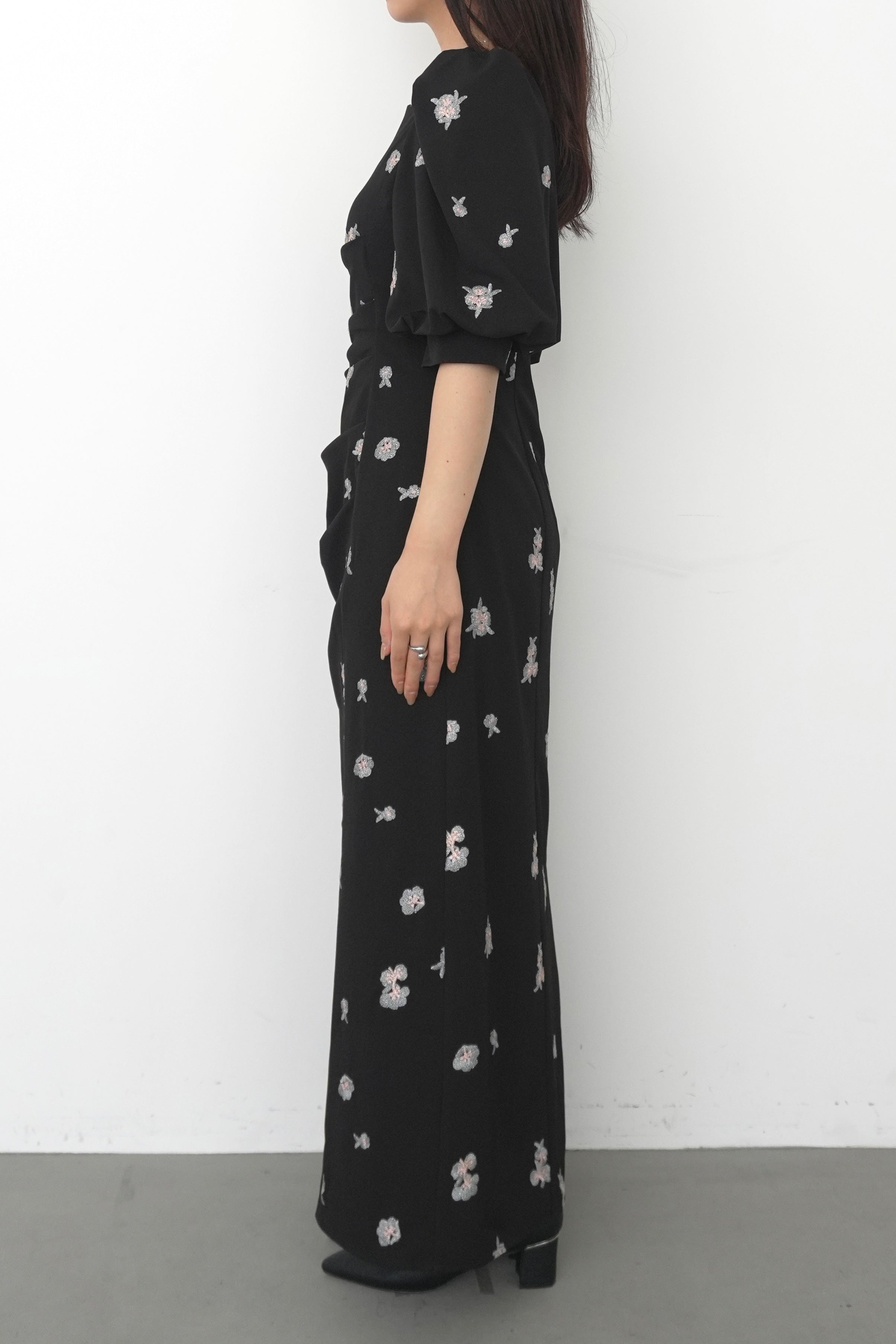 1109 Petal Embroidery Dress
