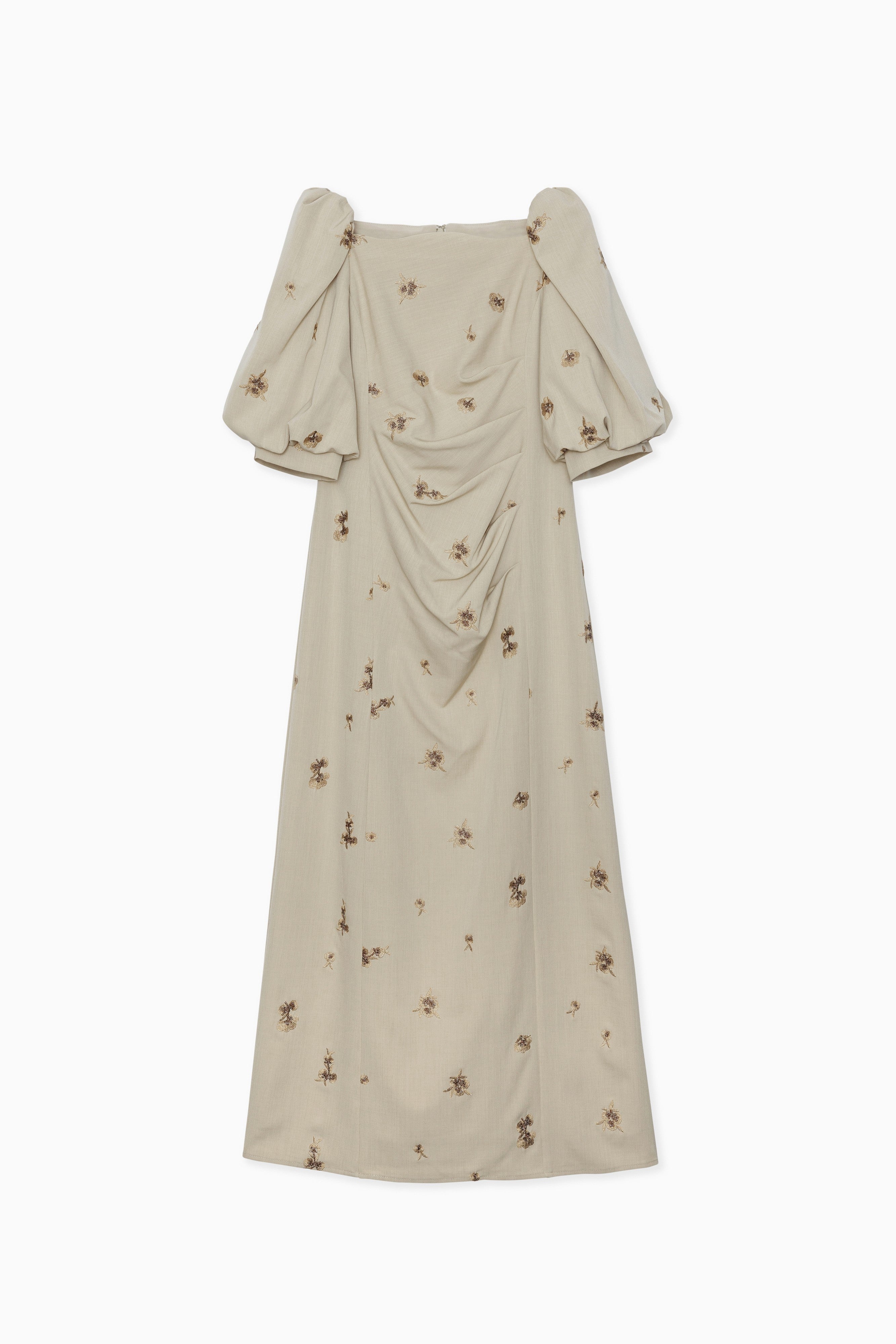 1109 Petal Embroidery Dress