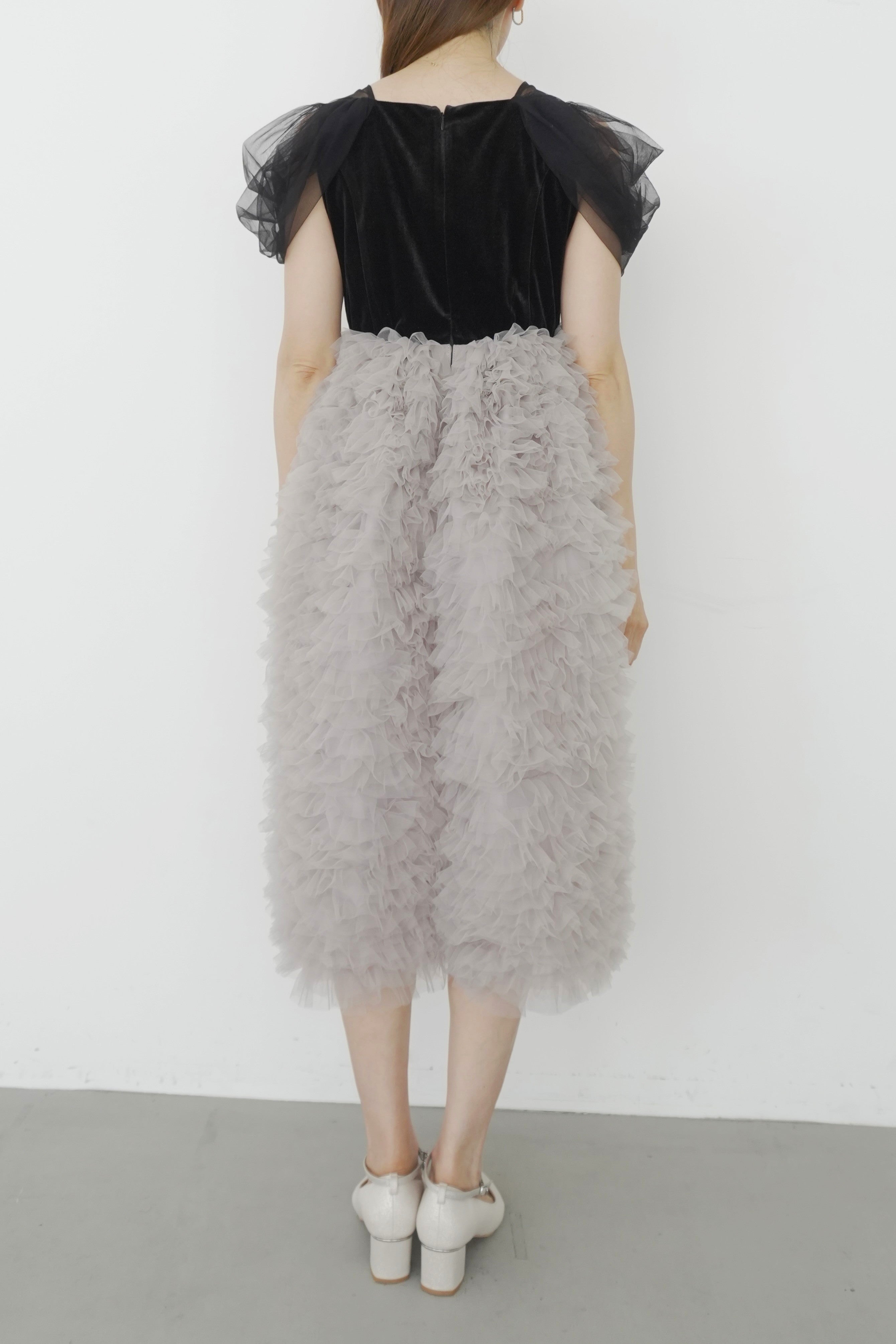 model:164cm size:M color:ブラック×ベージュ