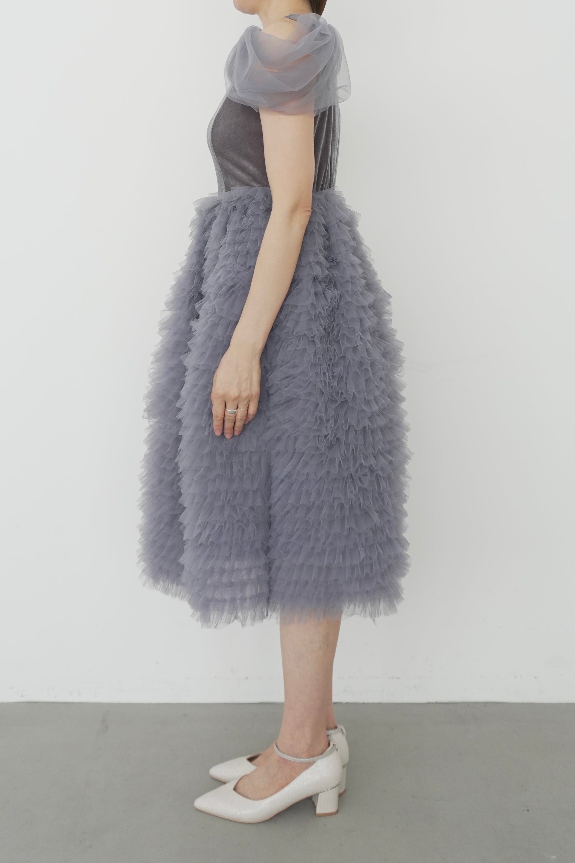 model:164cm size:S color:ブルー