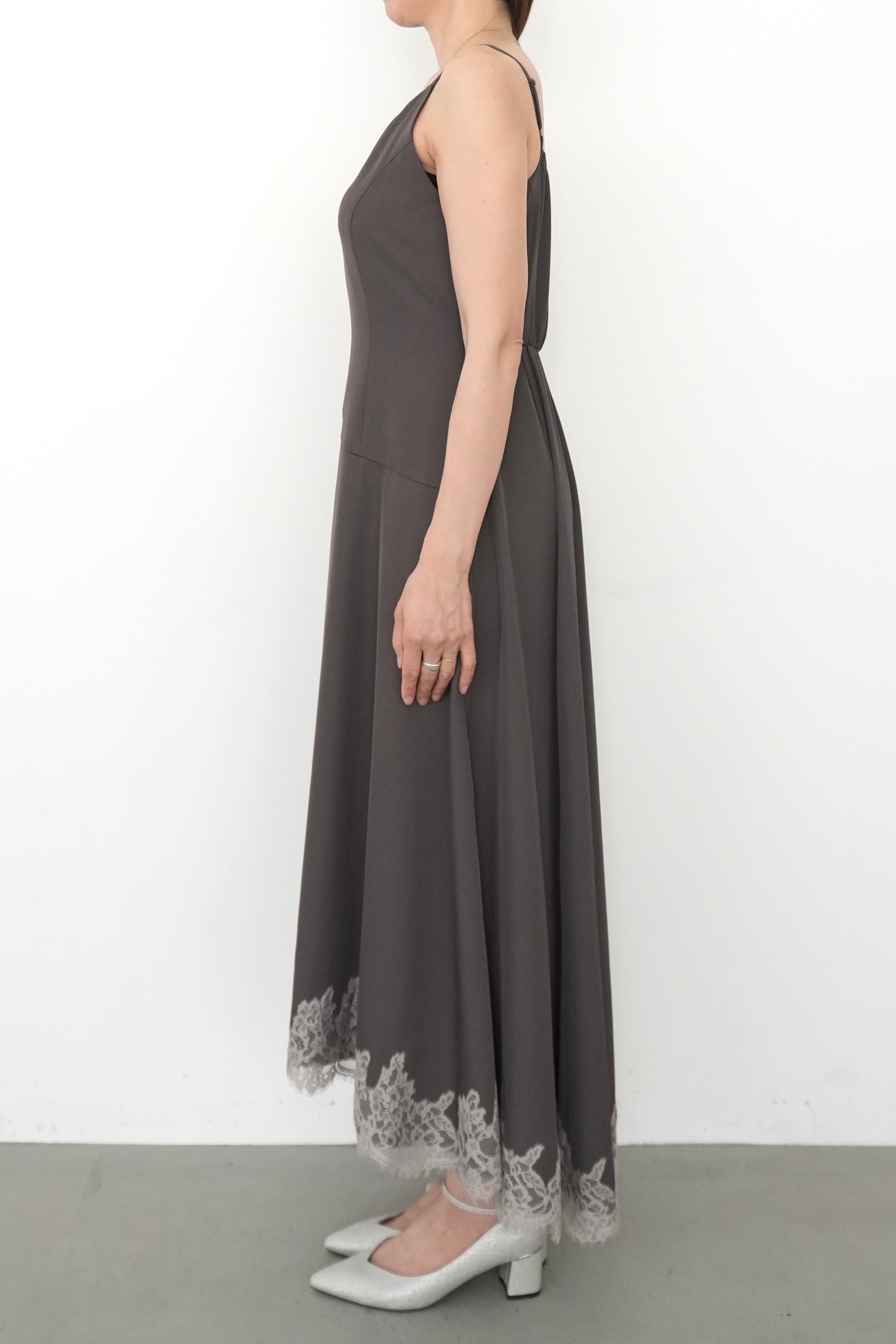 model:164cm size:L color:ブラウン
