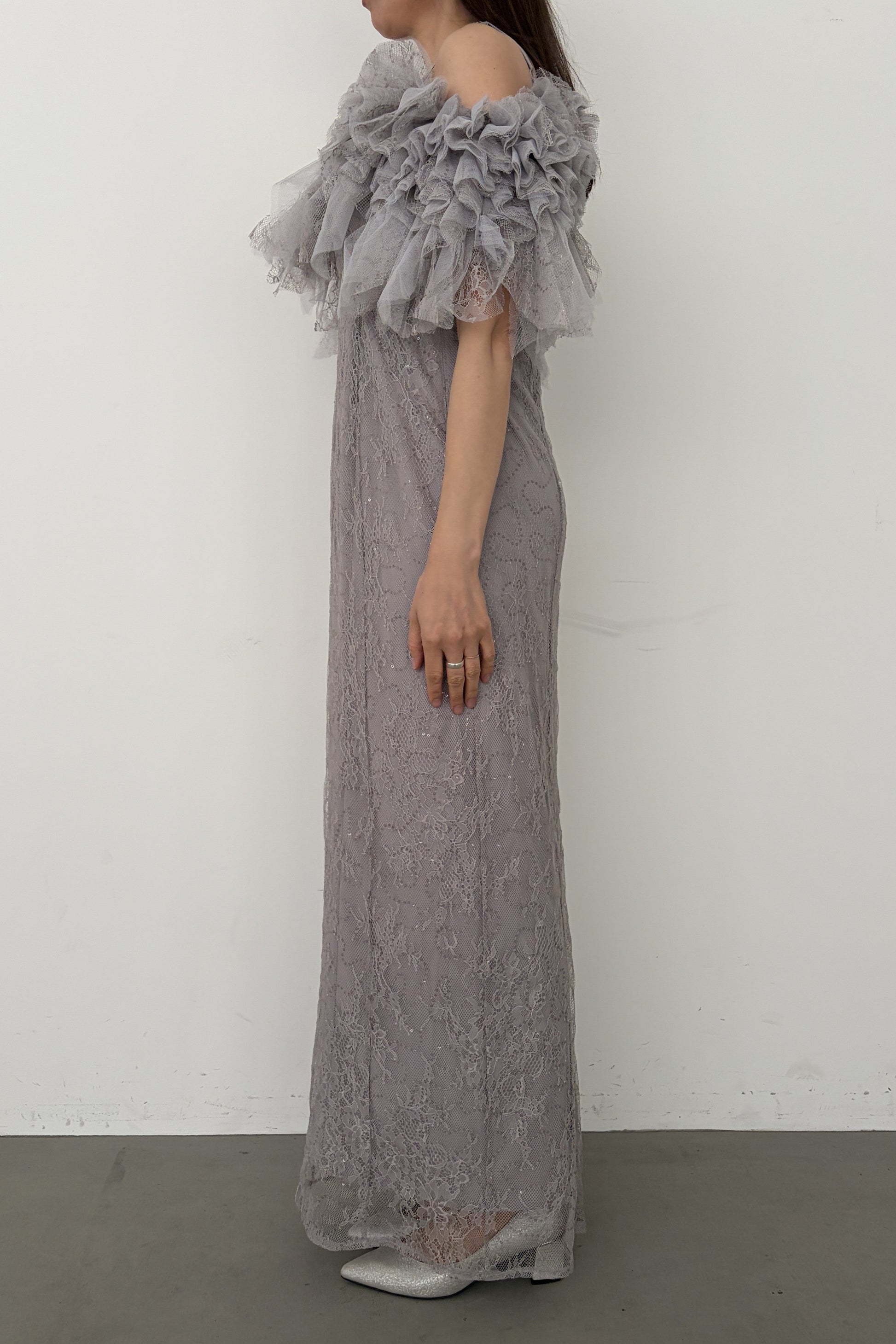 model:164cm size:L color:グレー