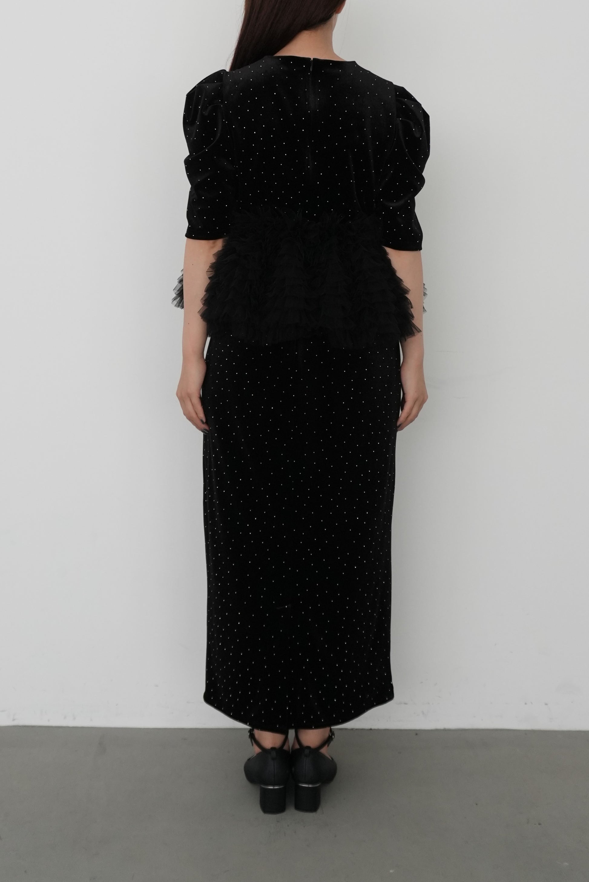 model:159cm size:M color:ブラック