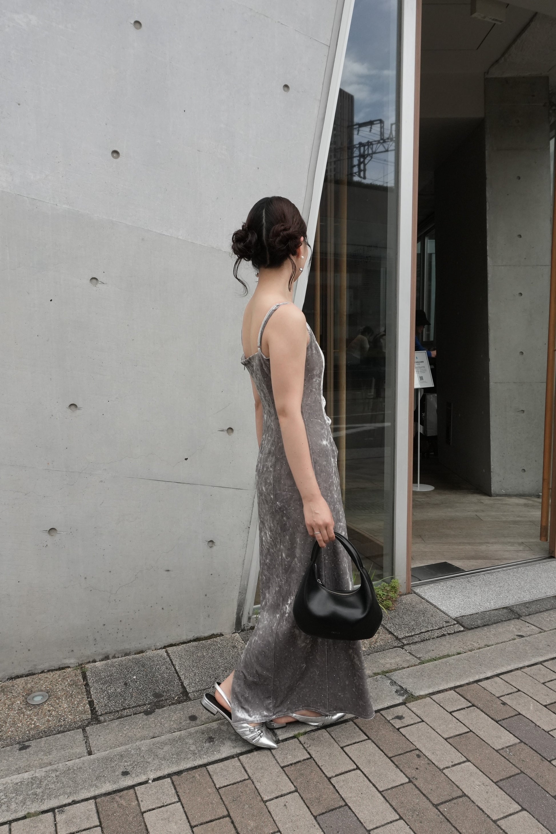 model:159cm size:M color:グレー