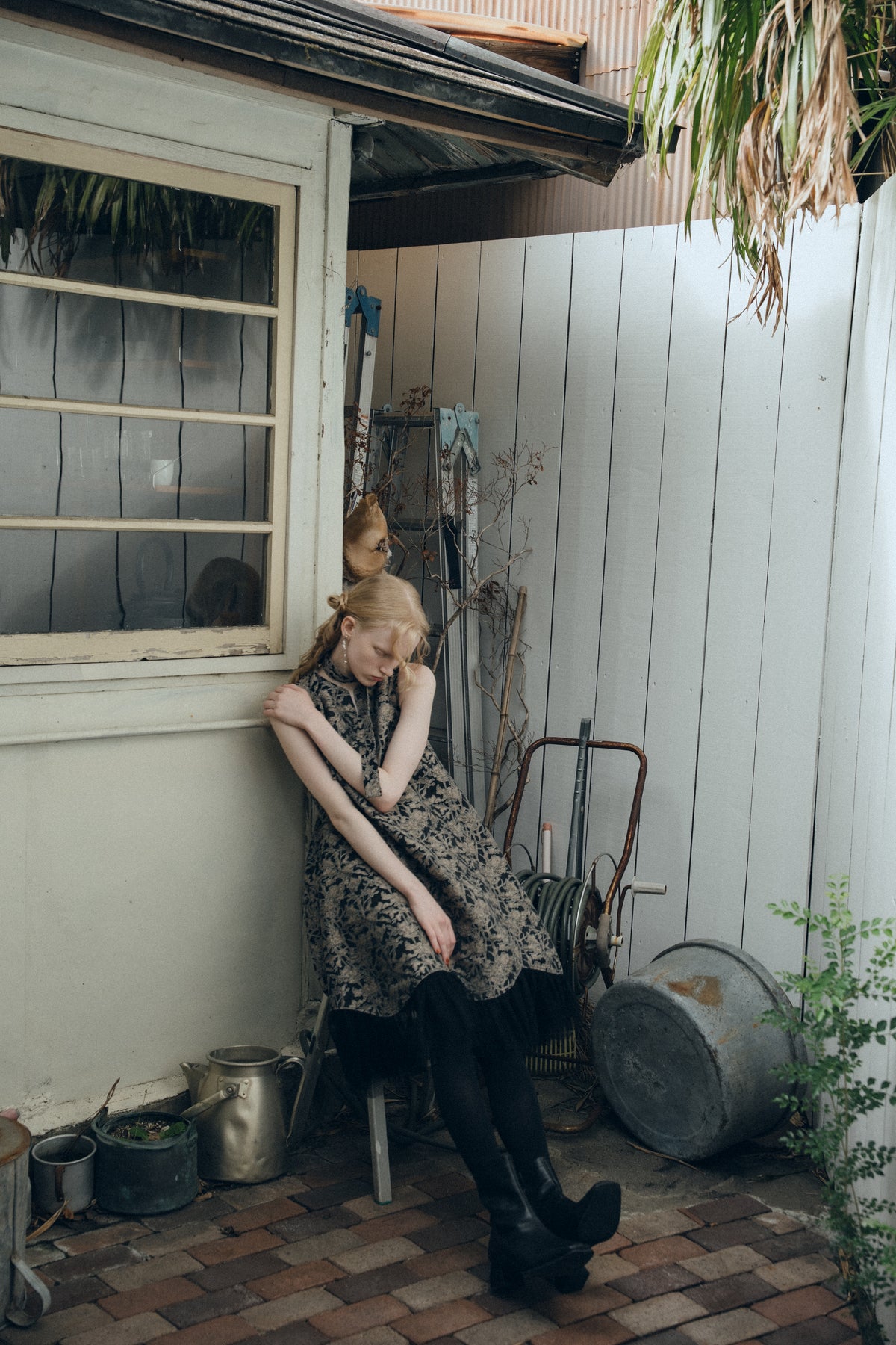 model:173cm size:M/Short color:ブラック
