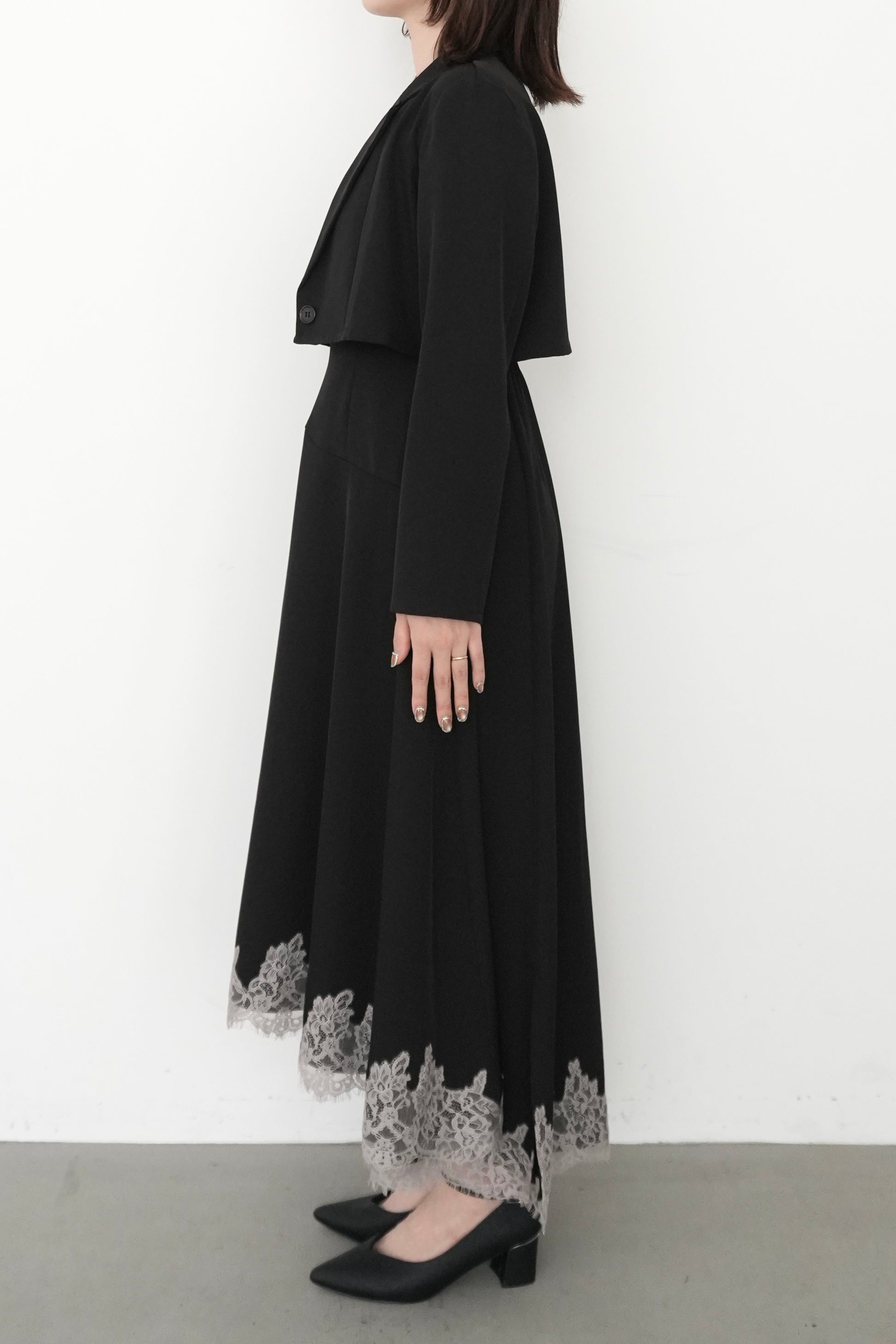 model:153cm size:S color:ブラック