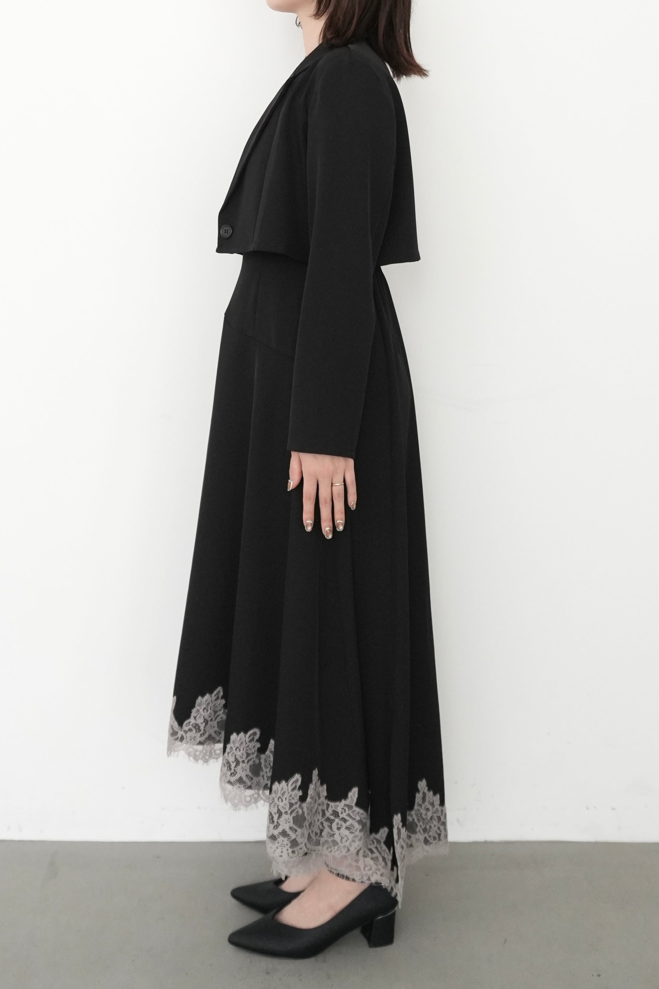 model:153cm size:S color:ブラック