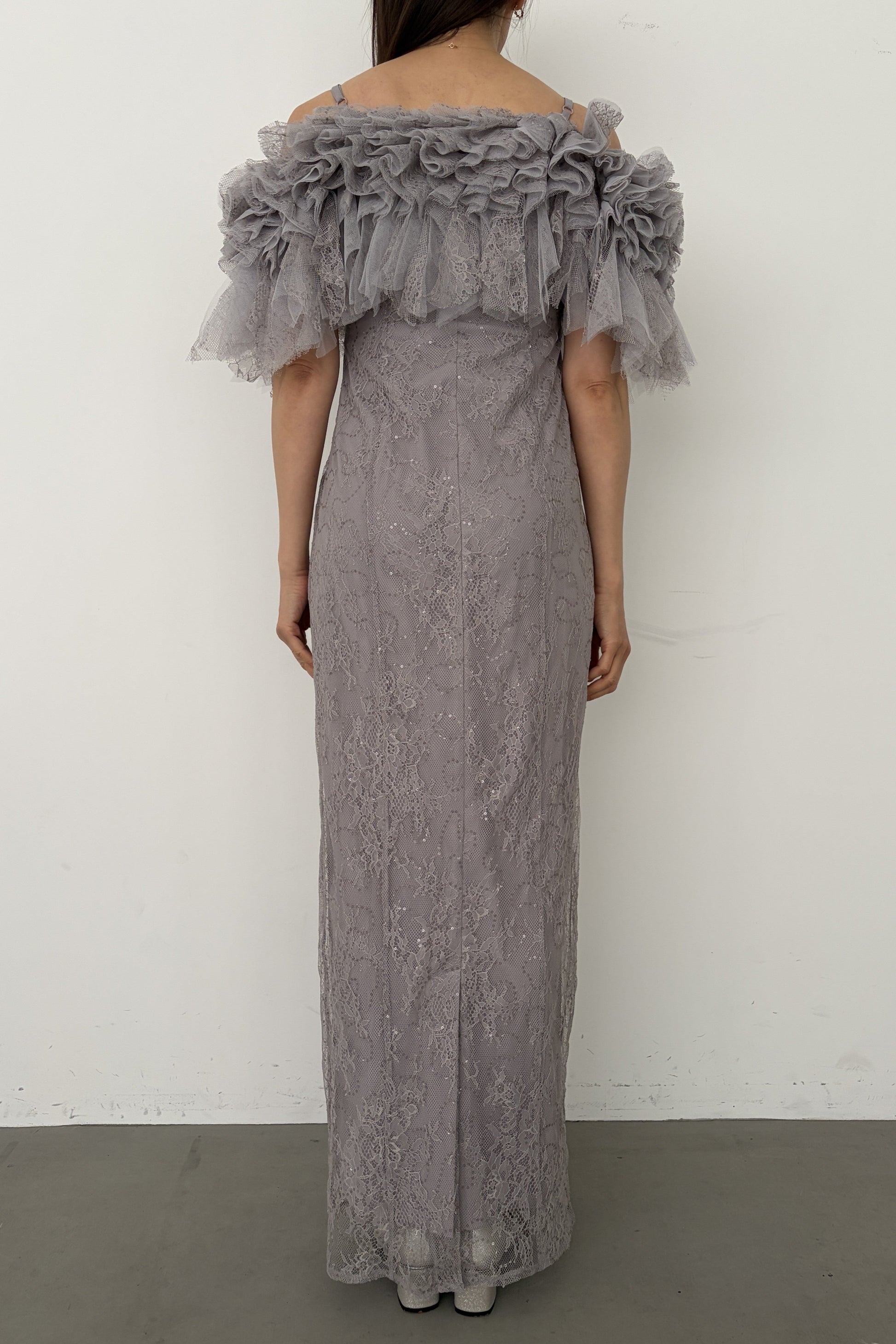 model:164cm size:L color:グレー