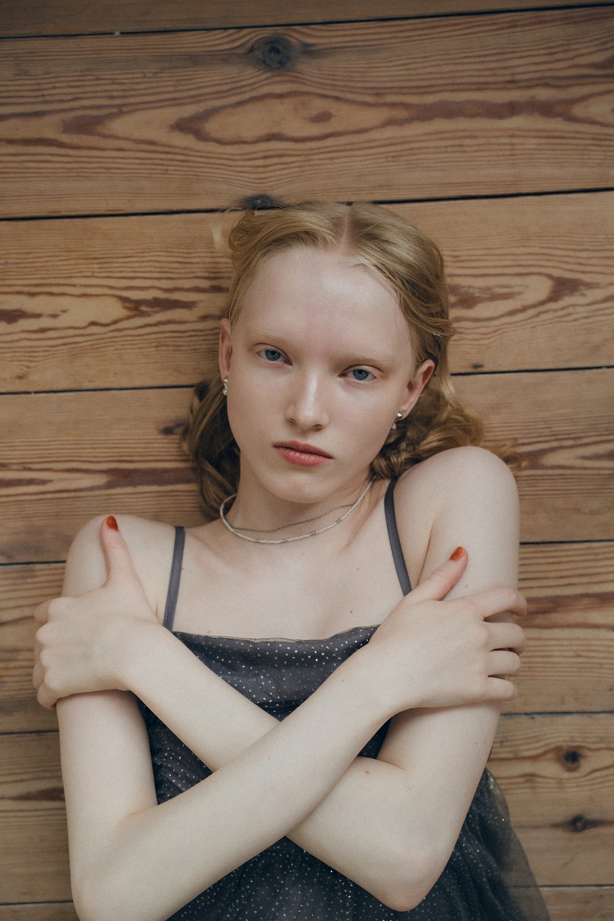 model:173cm size:モデルサイズ color:グレー