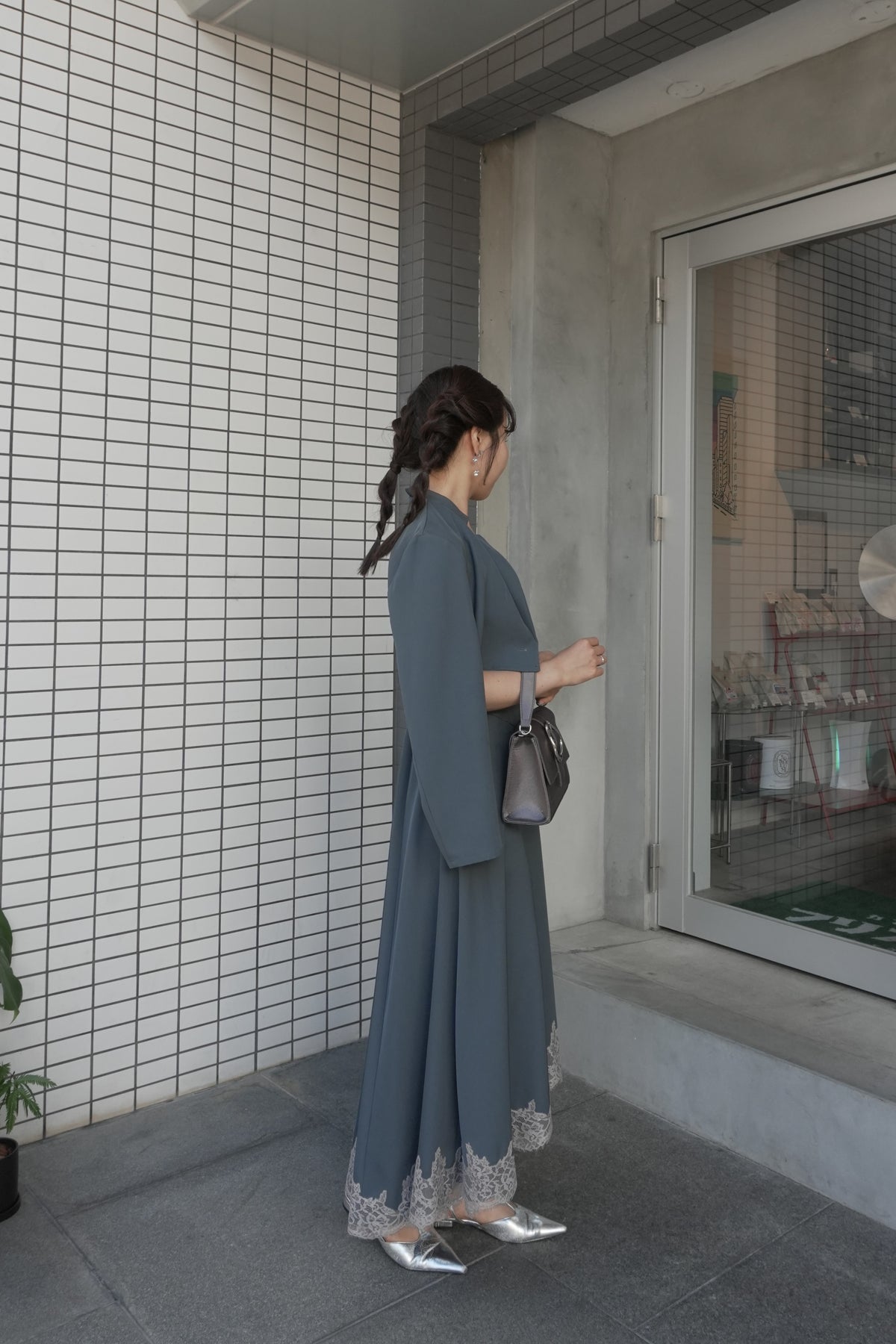 model:159cm size:M color:シルバー