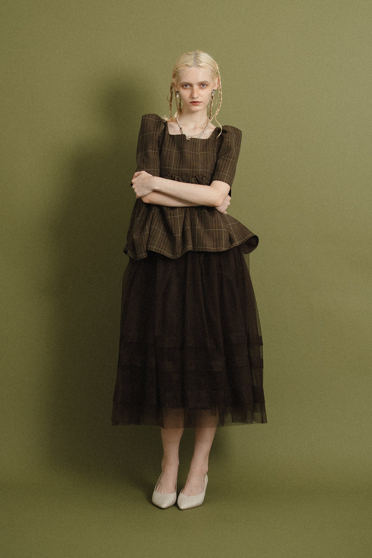 model:174cm size:モデルサイズ color:ブラウン