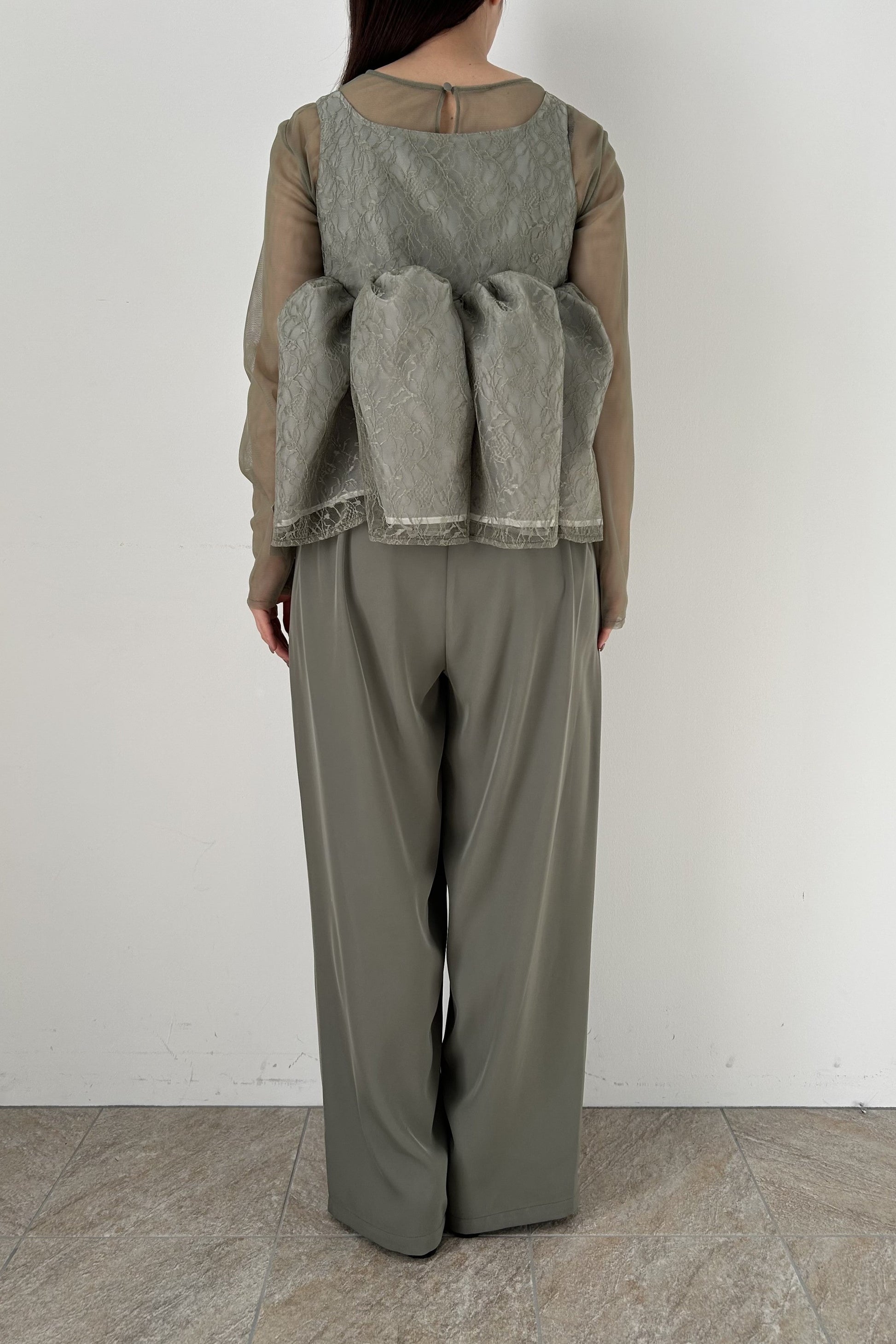 model:159cm size:M color:グリーン