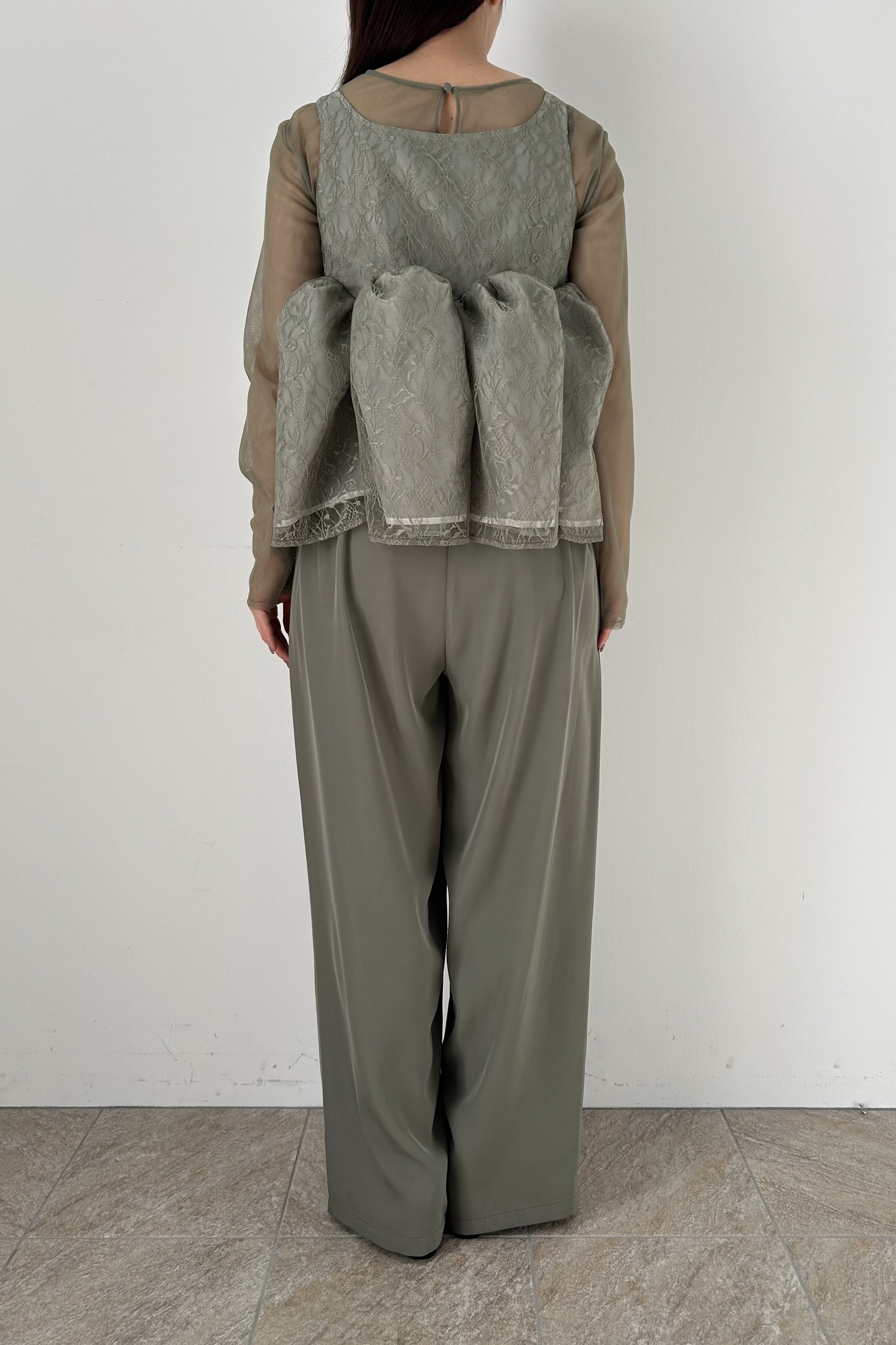 model:159cm size:M color:グリーン