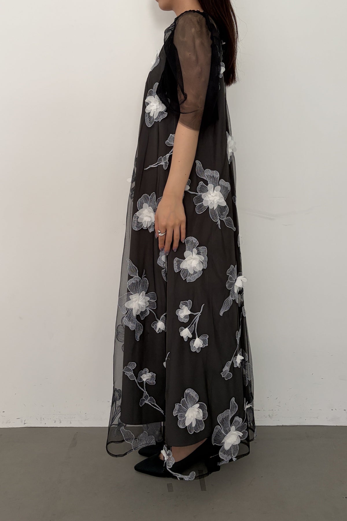 model:159cm size:M color:ブラック