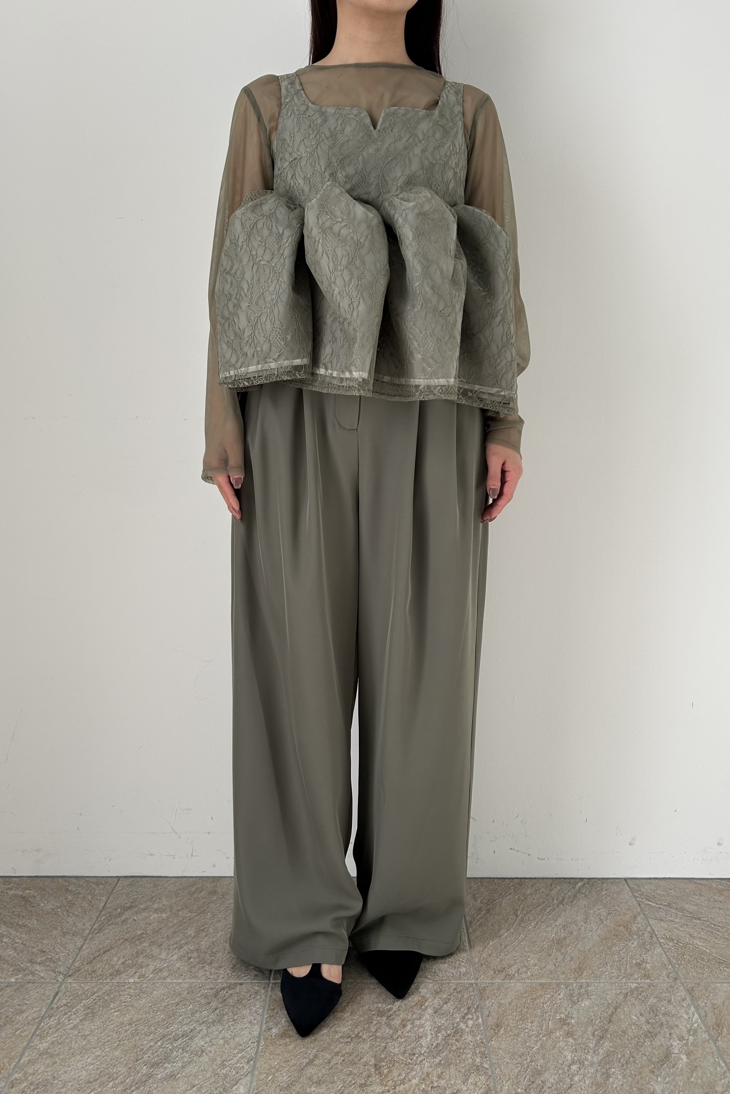 model:159cm size:M color:グリーン