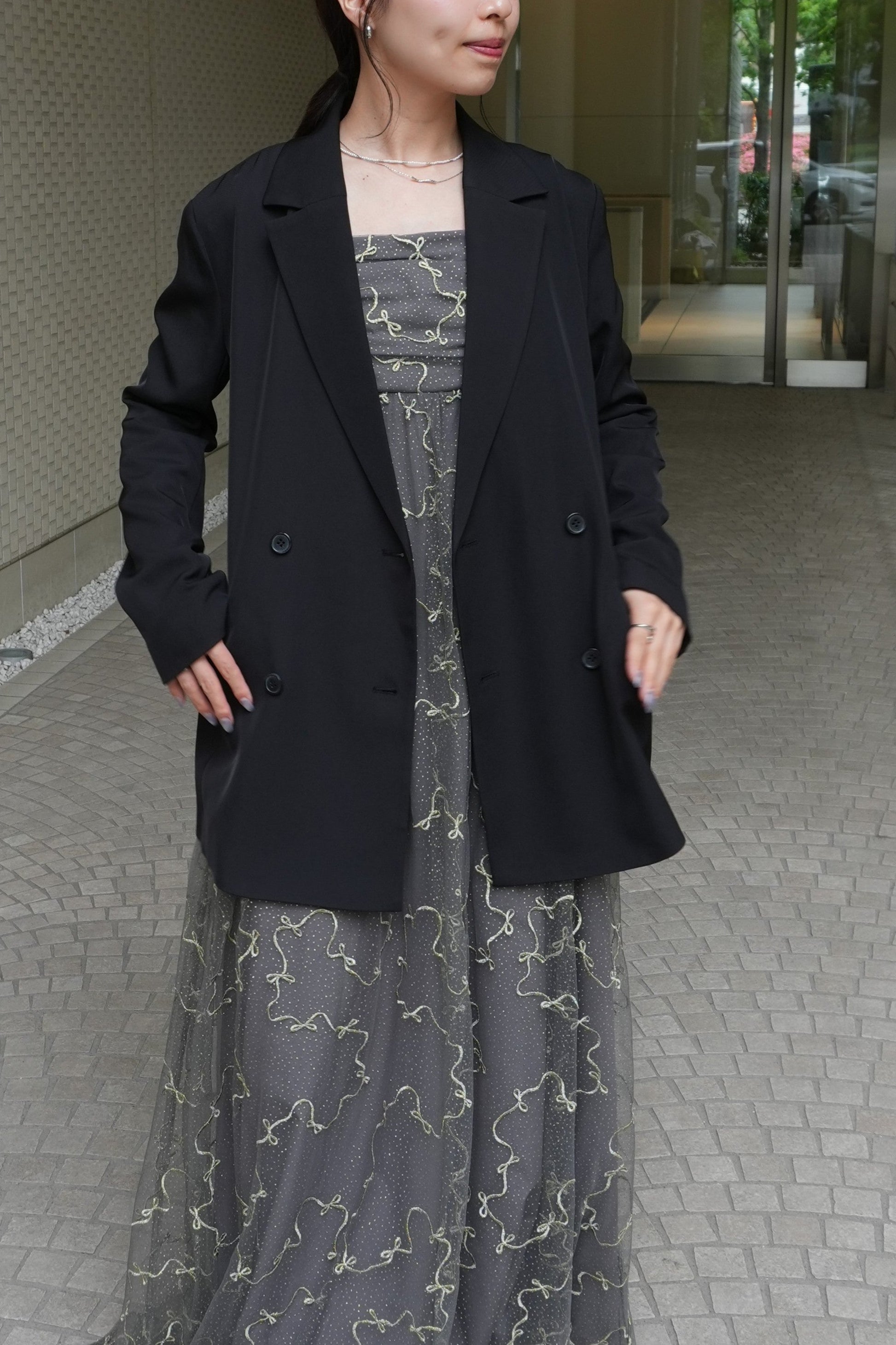 model:159cm size:FREE color:ブラック