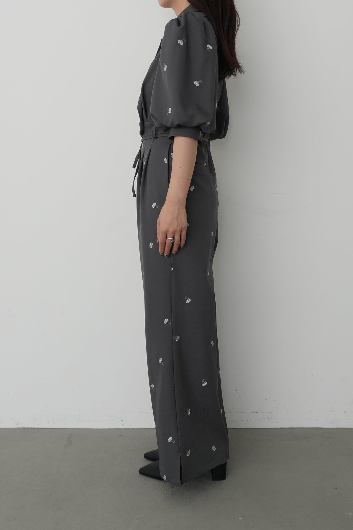 model:159cm size:S color:グレー